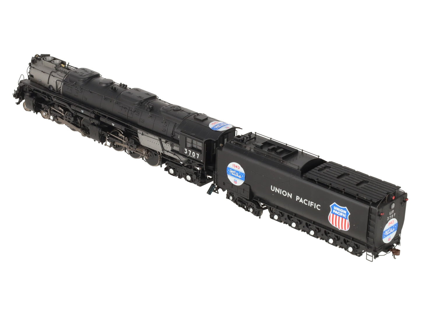 Athearn G97223 HO UP Challenger 4-6-6-4 Steam Locomotive w/DCC & Sound #3707 EX/Box