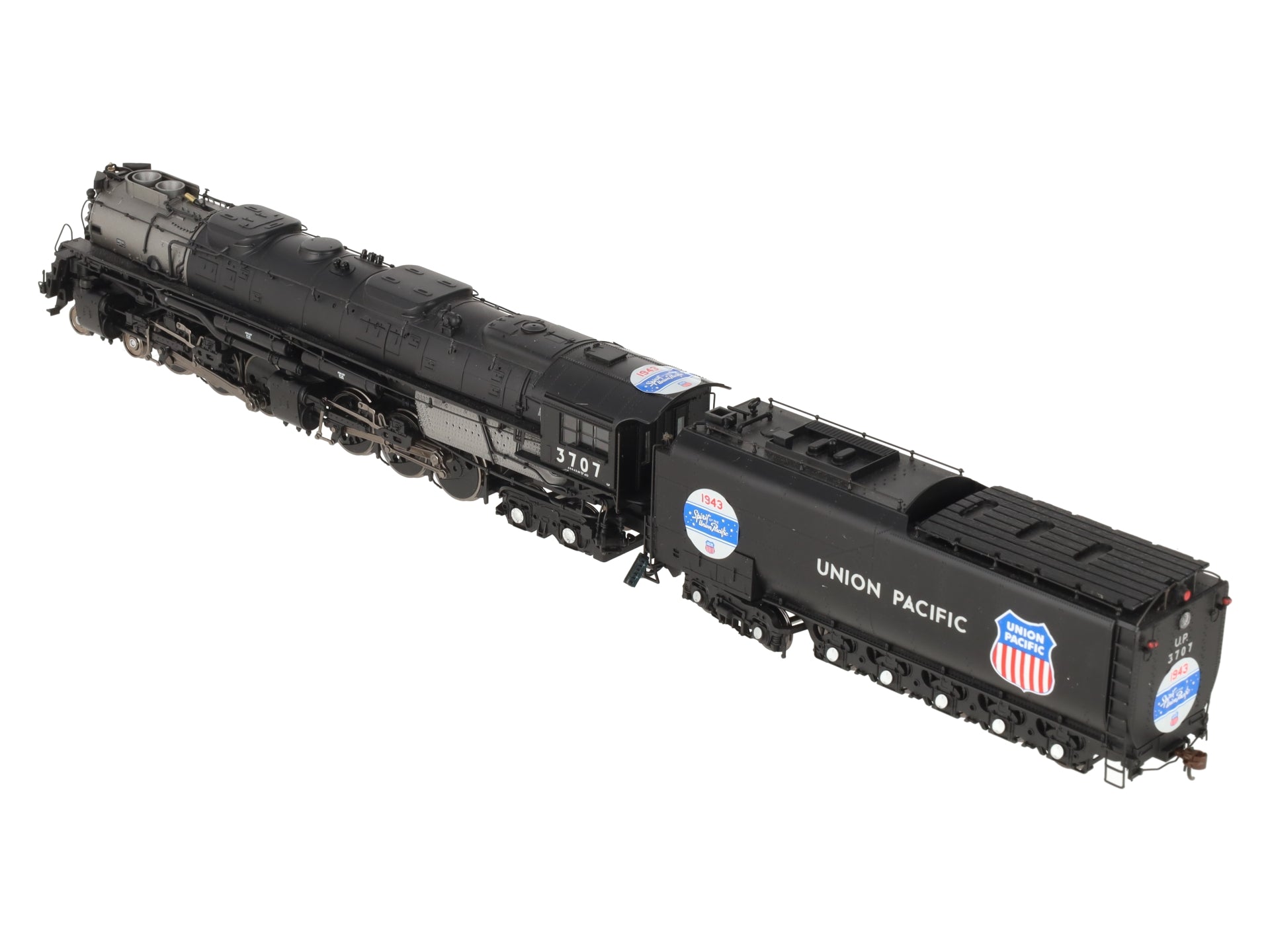 Athearn G97223 HO UP Challenger 4-6-6-4 Steam Locomotive w/DCC & Sound #3707 EX/Box