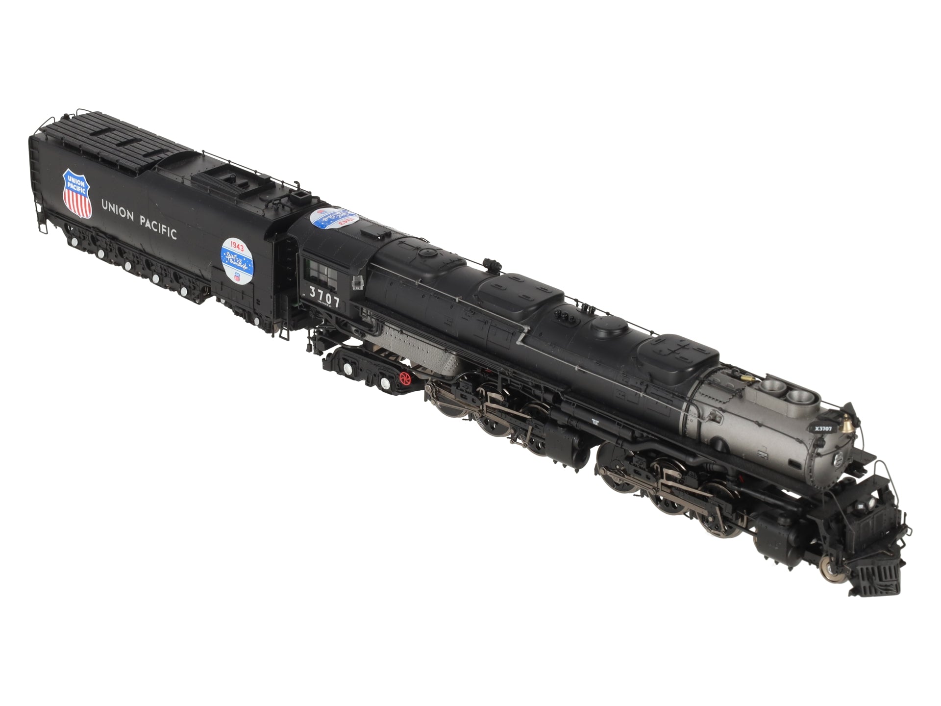 Athearn G97223 HO UP Challenger 4-6-6-4 Steam Locomotive w/DCC & Sound #3707 EX/Box