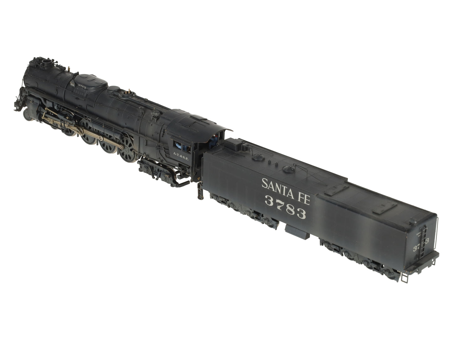 United Scale Models HO Brass Santa Fe 4-8-4 Steam Locomotive - painted EX