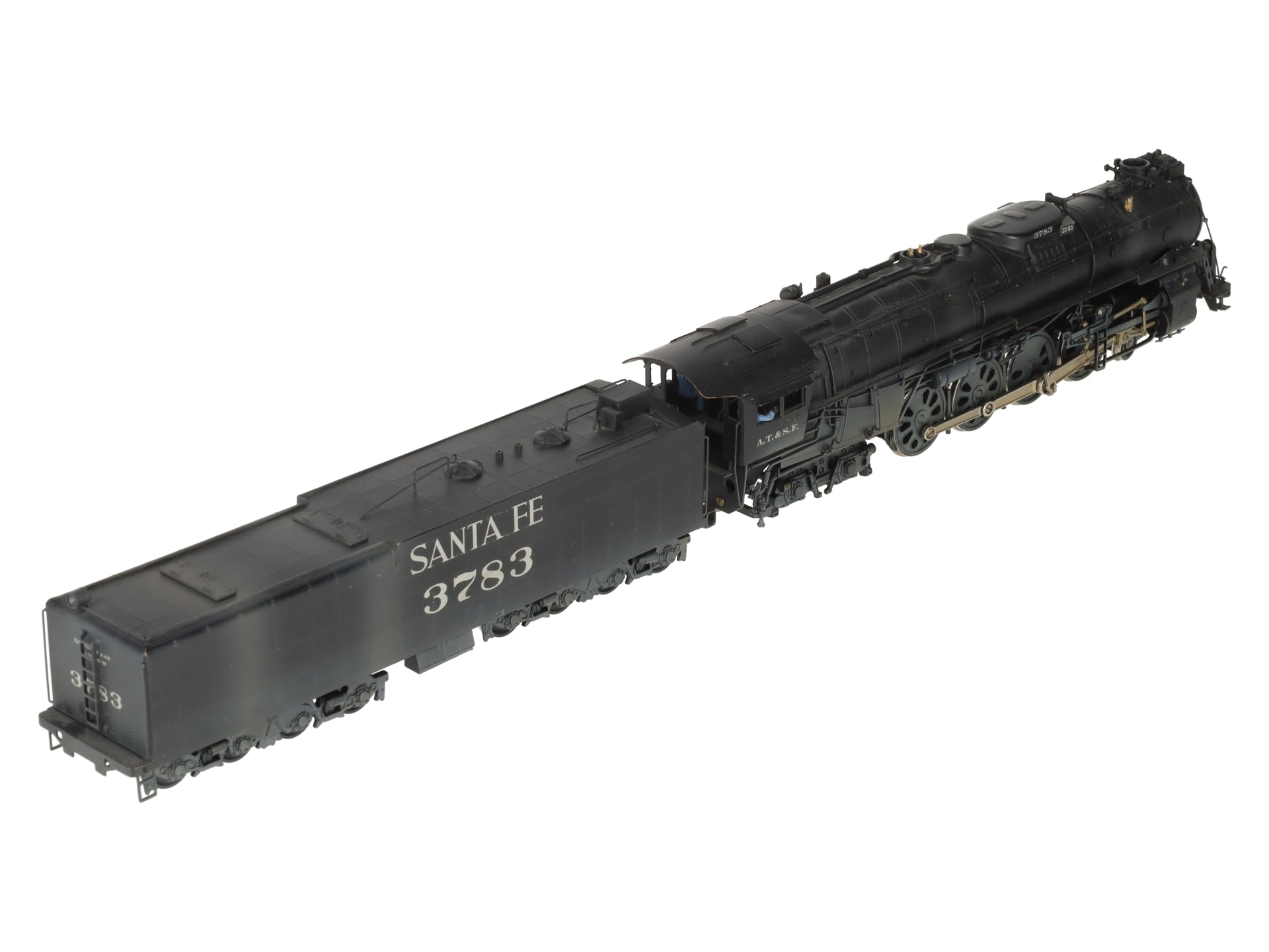 United Scale Models HO Brass Santa Fe 4-8-4 Steam Locomotive - painted EX