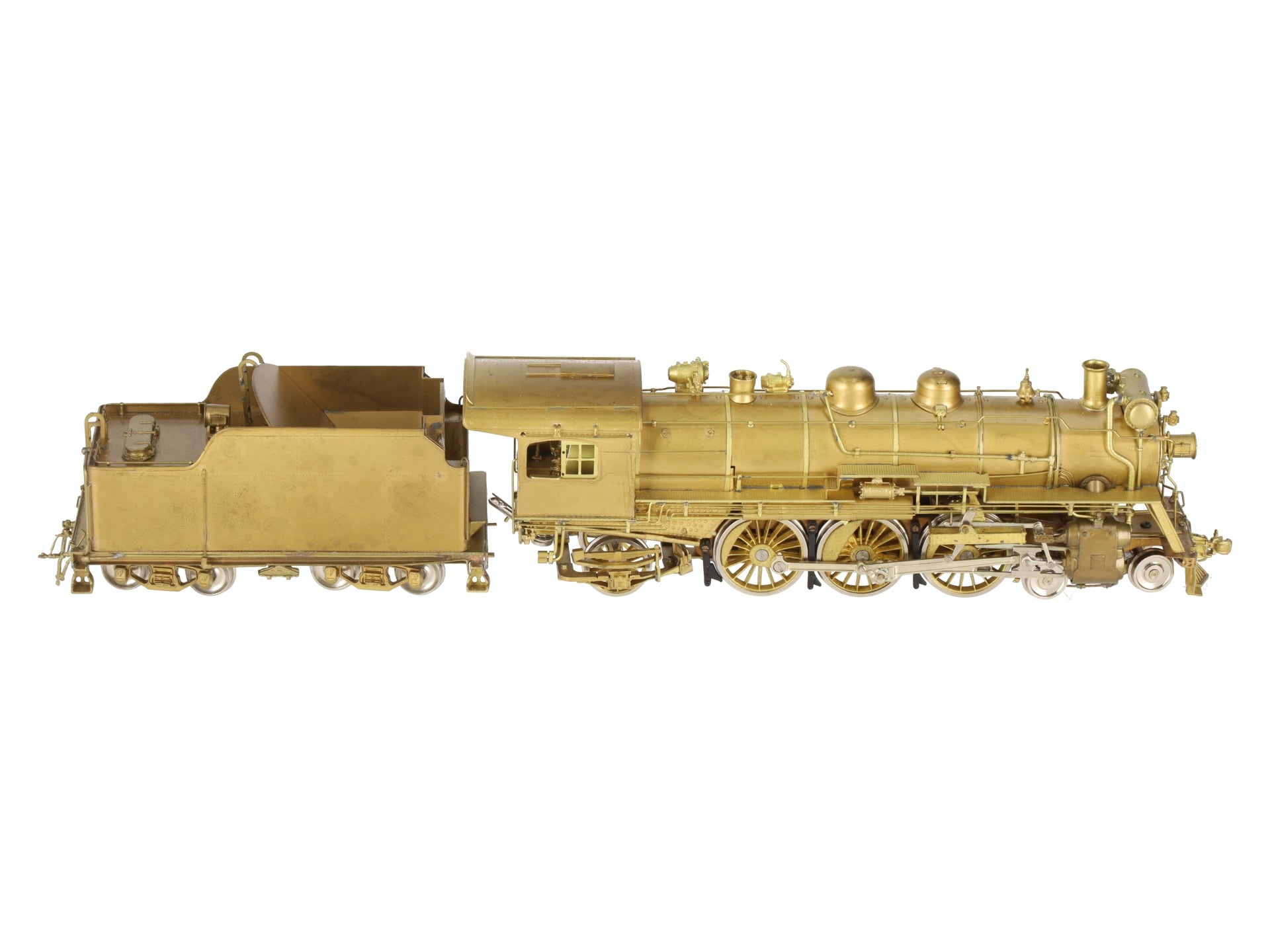 Overland 1451 HO Brass Boston & Maine P2b 4-6-2 w/ Elesco Heater Locomotive EX/Box