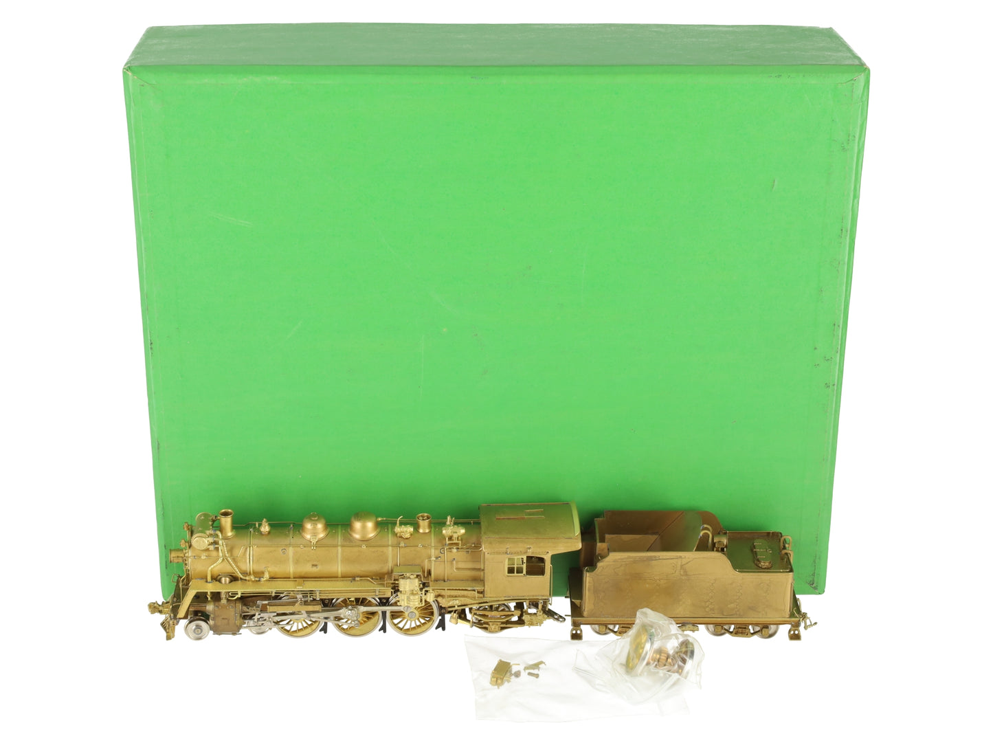 Overland 1451 HO Brass Boston & Maine P2b 4-6-2 w/ Elesco Heater Locomotive EX/Box