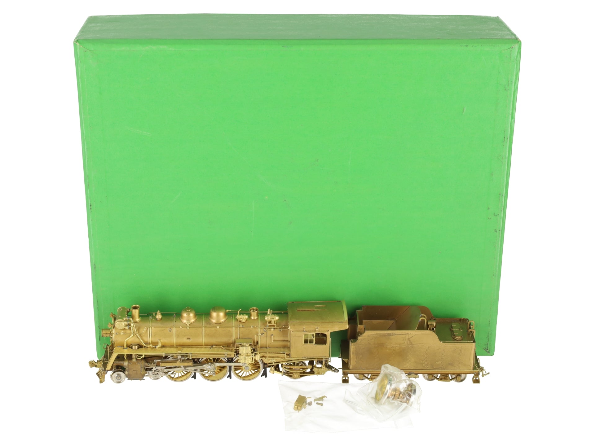 Overland 1451 HO Brass Boston & Maine P2b 4-6-2 w/ Elesco Heater Locomotive EX/Box