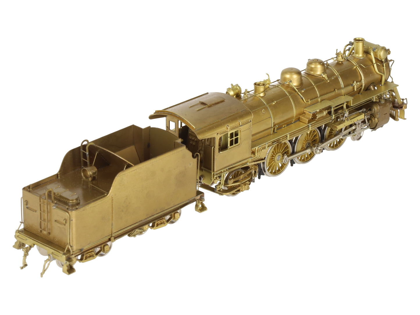 Overland 1451 HO Brass Boston & Maine P2b 4-6-2 w/ Elesco Heater Locomotive EX/Box