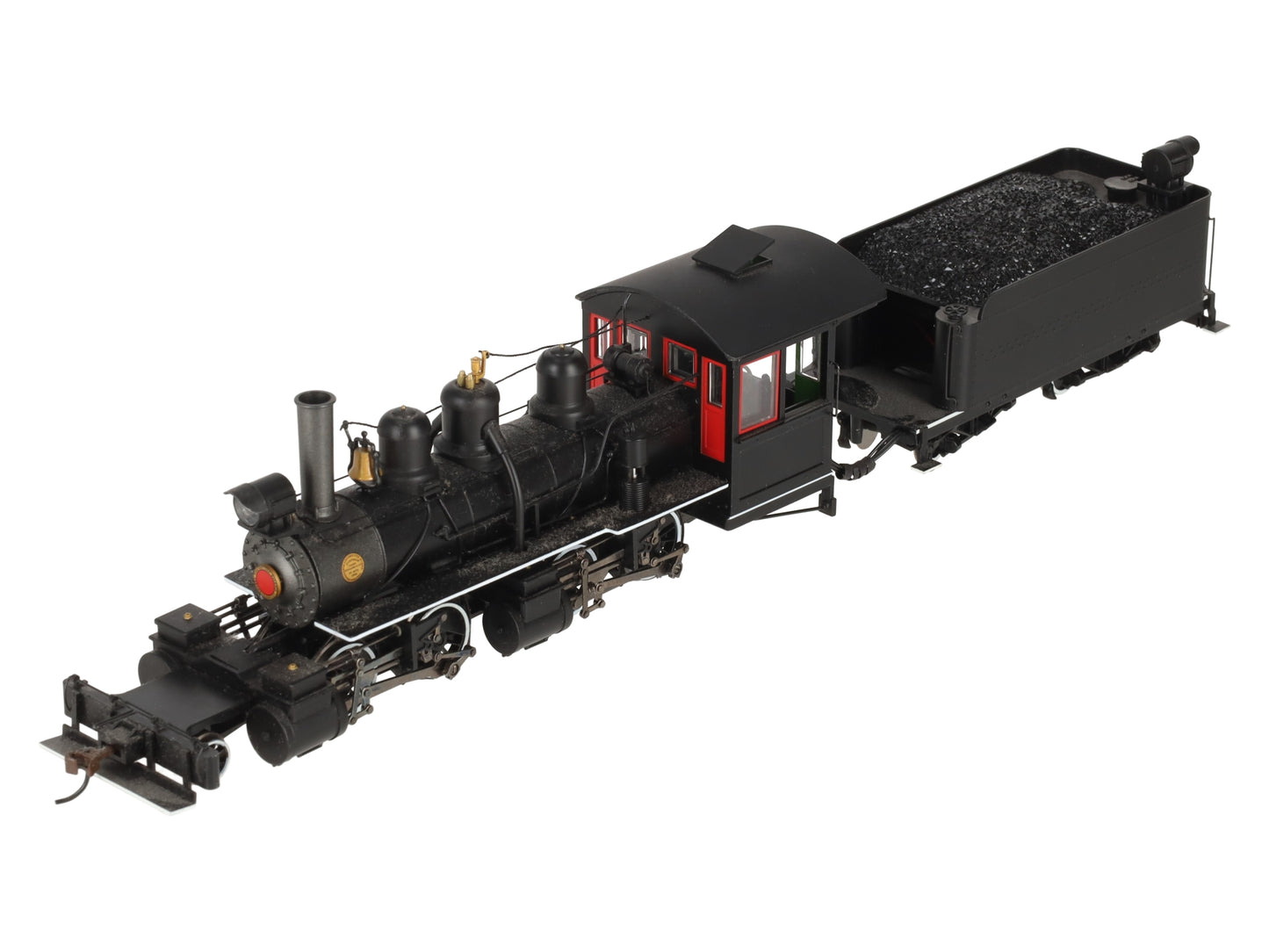 Bachmann 29004 On30 Painted & Unlettered 2-4-4-2 Wood Cab w/DCC EX/Box