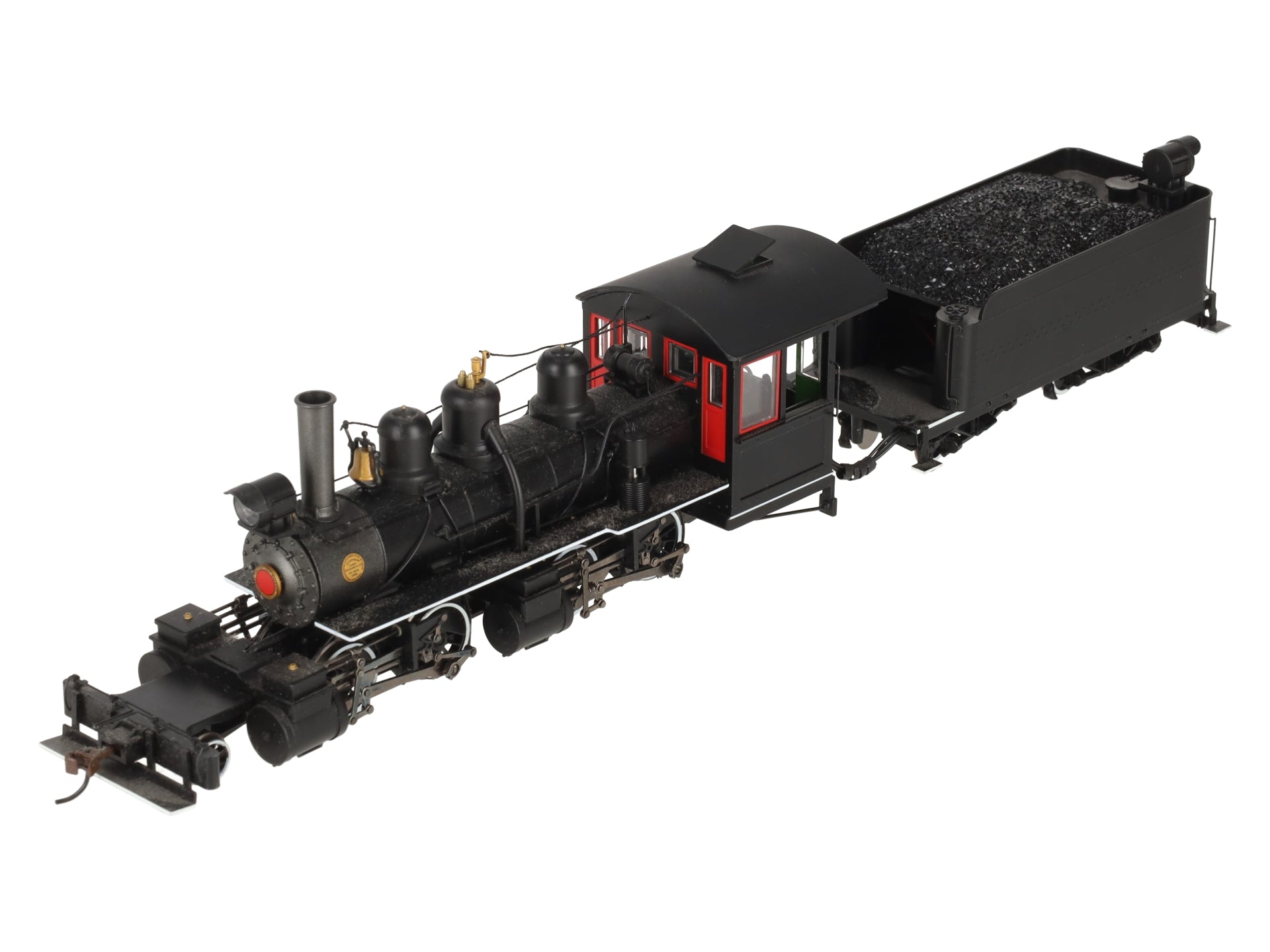 Bachmann 29004 On30 Painted & Unlettered 2-4-4-2 Wood Cab w/DCC EX/Box