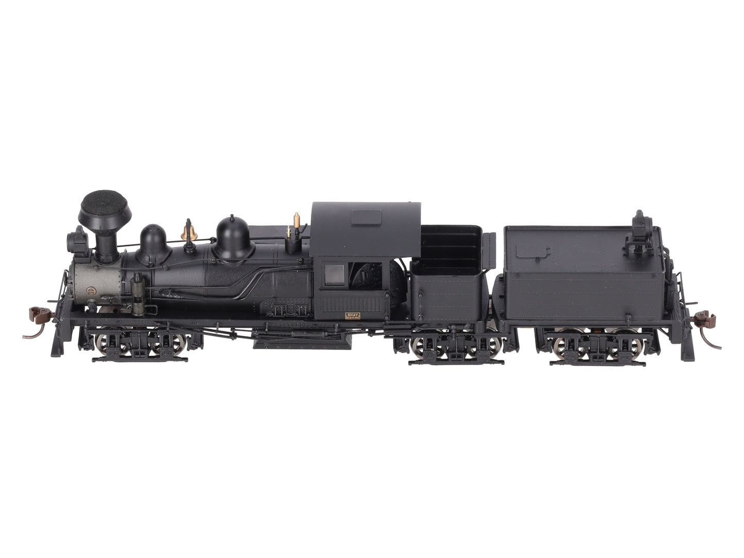 Bachmann 81901 HO Unlettered 80-Ton Three-Truck Shay Steam Locomotive w/Tender EX/Box