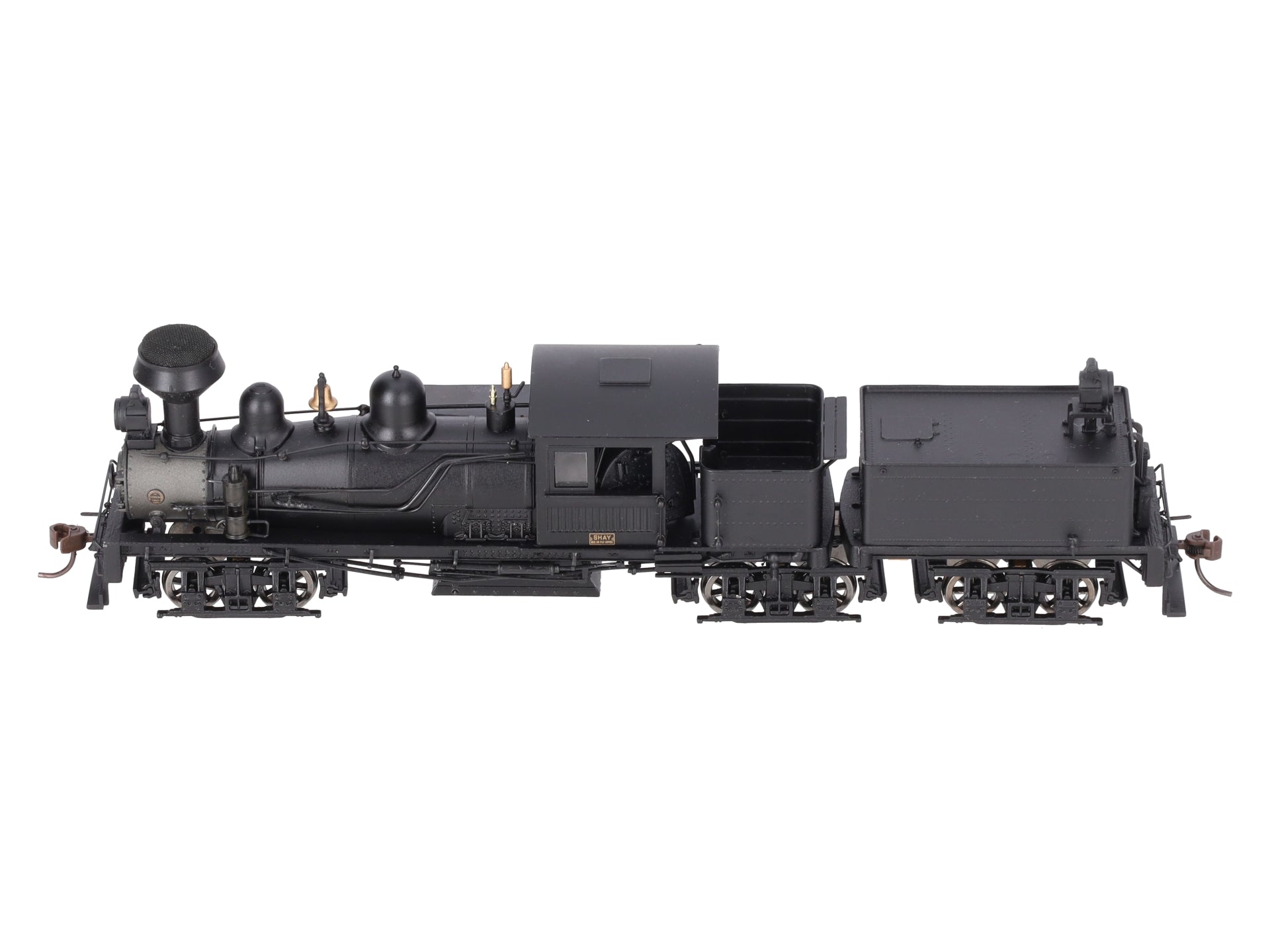 Bachmann 81901 HO Unlettered 80-Ton Three-Truck Shay Steam Locomotive w/Tender EX/Box