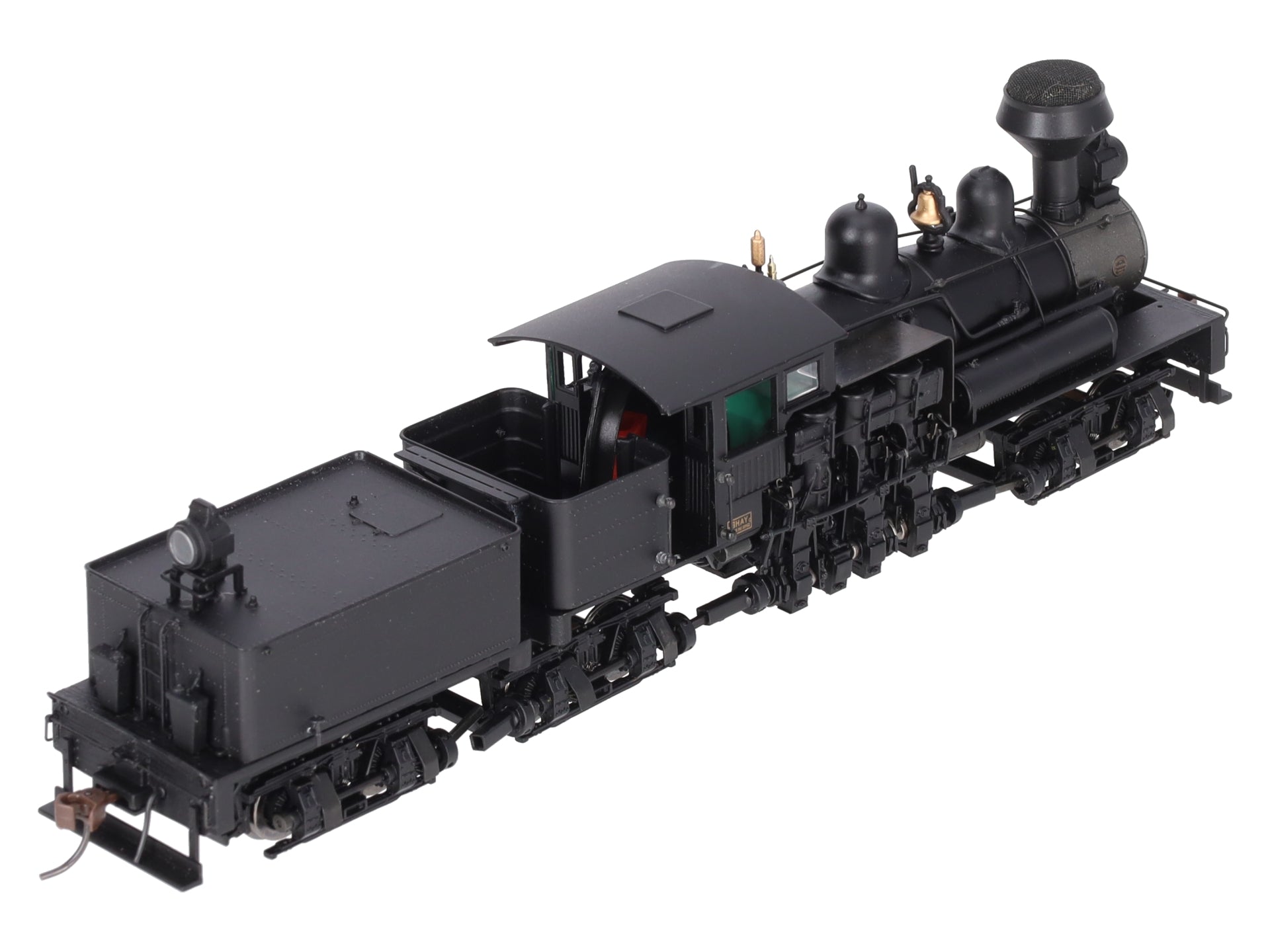 Bachmann 81901 HO Unlettered 80-Ton Three-Truck Shay Steam Locomotive w/Tender EX/Box