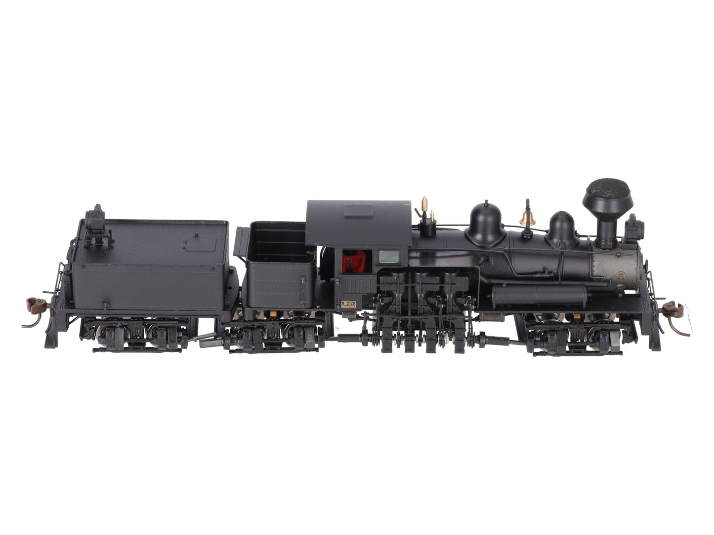 Bachmann 81901 HO Unlettered 80-Ton Three-Truck Shay Steam Locomotive w/Tender EX/Box