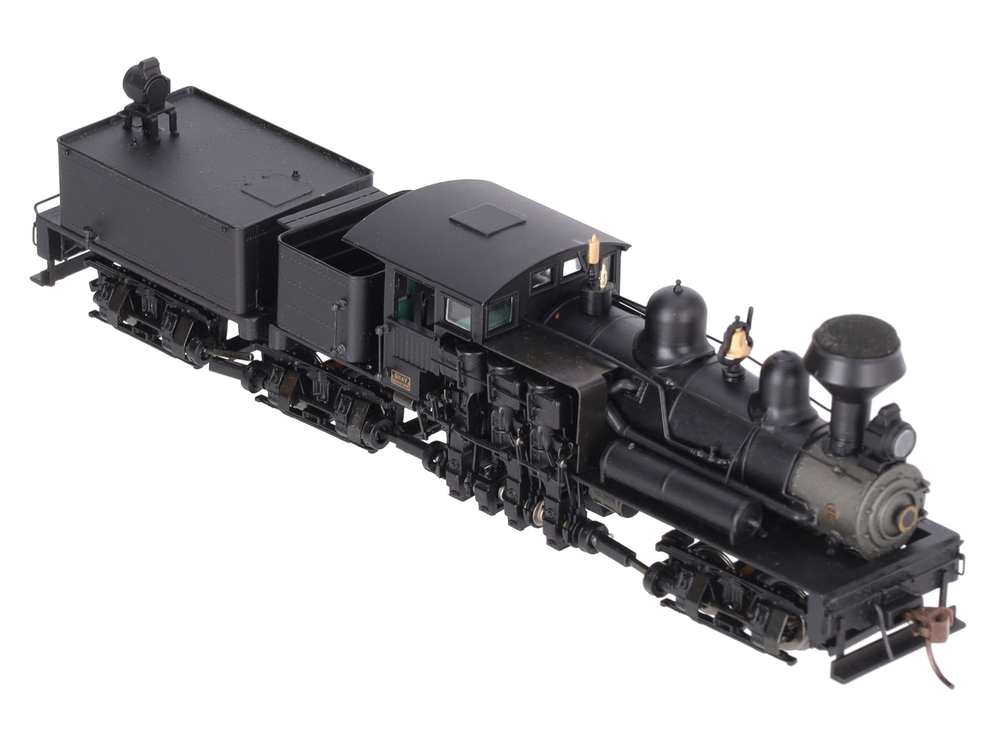 Bachmann 81901 HO Unlettered 80-Ton Three-Truck Shay Steam Locomotive w/Tender EX/Box