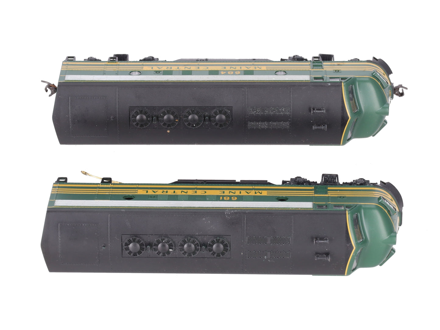 Stewart 5512 HO Maine Central EMD F3 Phase IV AA Powered Diesel Locomotives EX/Box