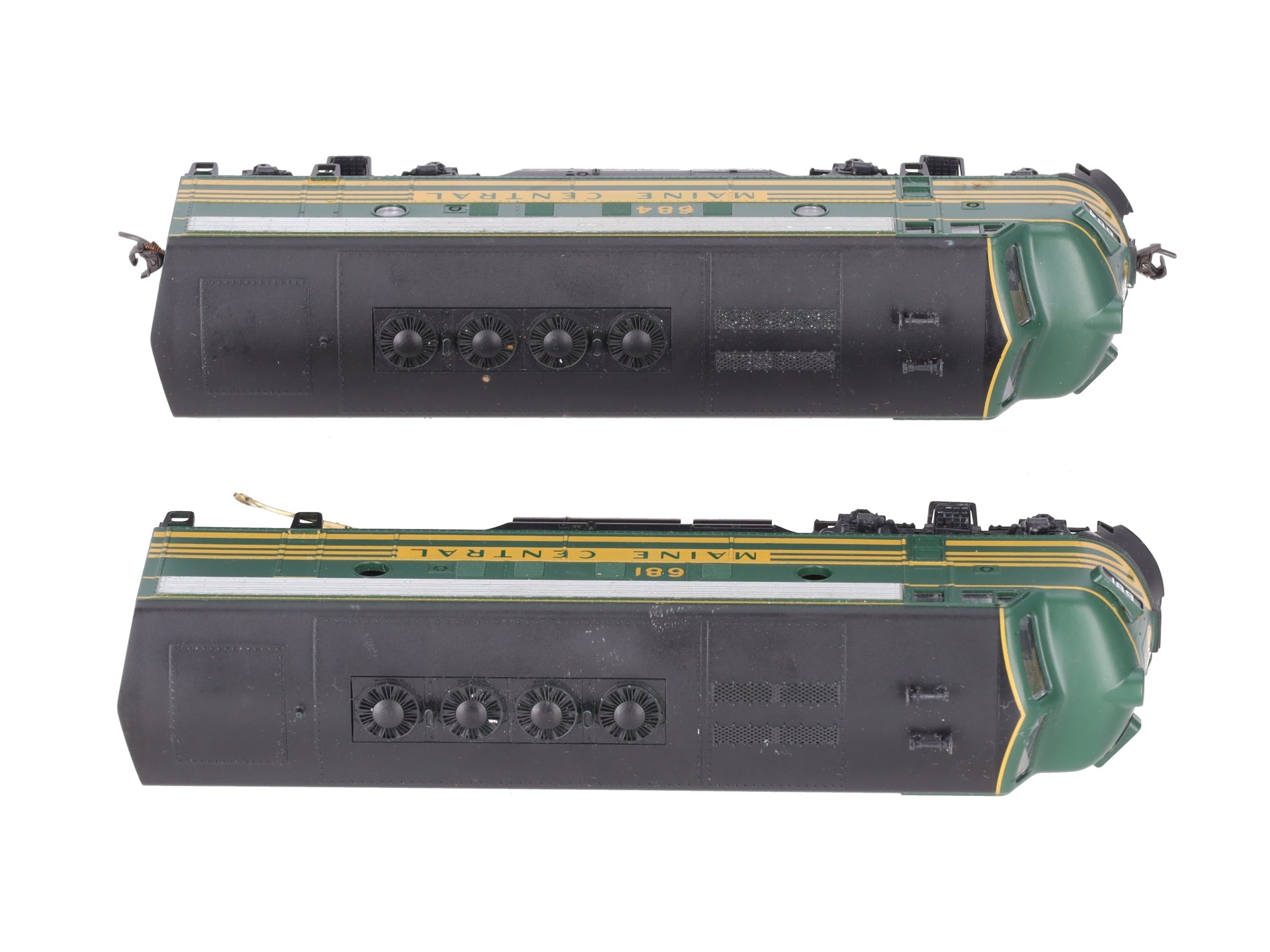 Stewart 5512 HO Maine Central EMD F3 Phase IV AA Powered Diesel Locomotives EX/Box