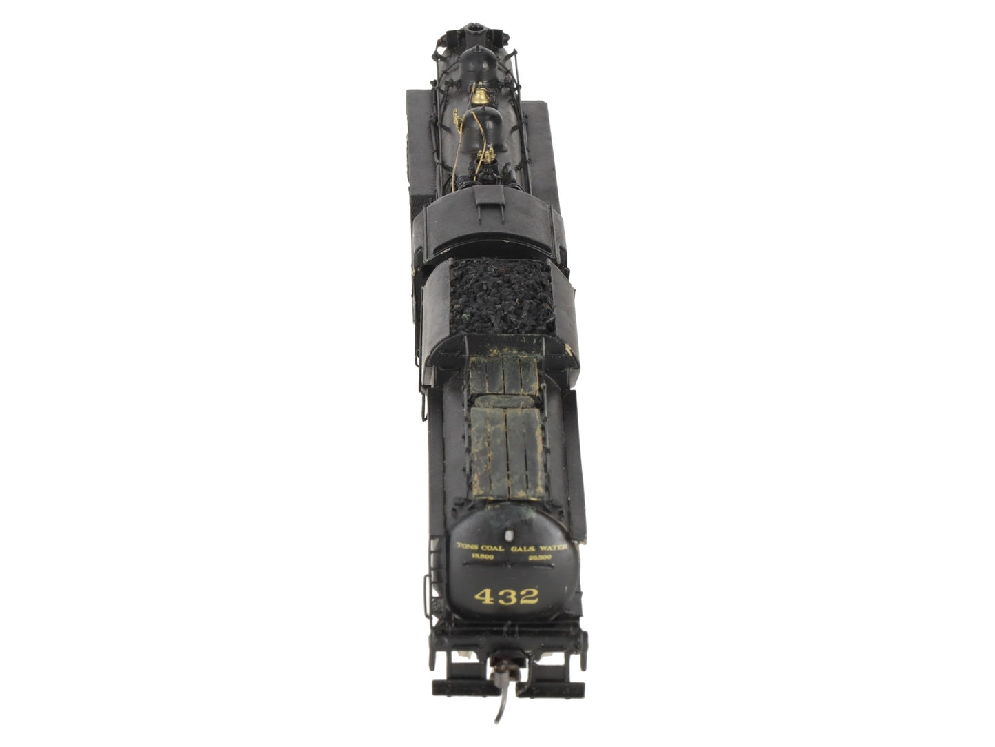 Overland 1447 HO Scale BRASS C&O F-15 4-6-2 Steam Engine & 9RE Tender -Painted VG/Box