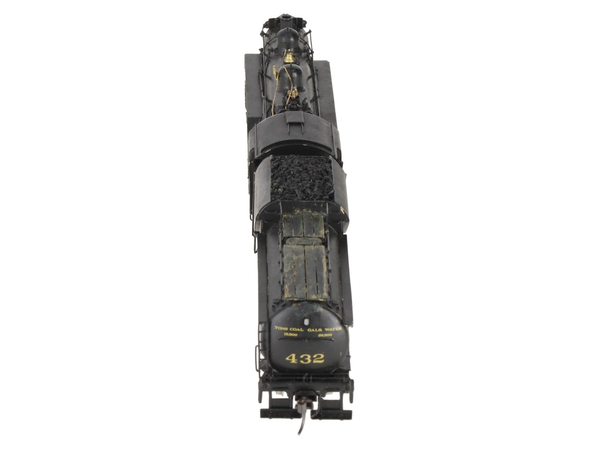 Overland 1447 HO Scale BRASS C&O F-15 4-6-2 Steam Engine & 9RE Tender -Painted VG/Box
