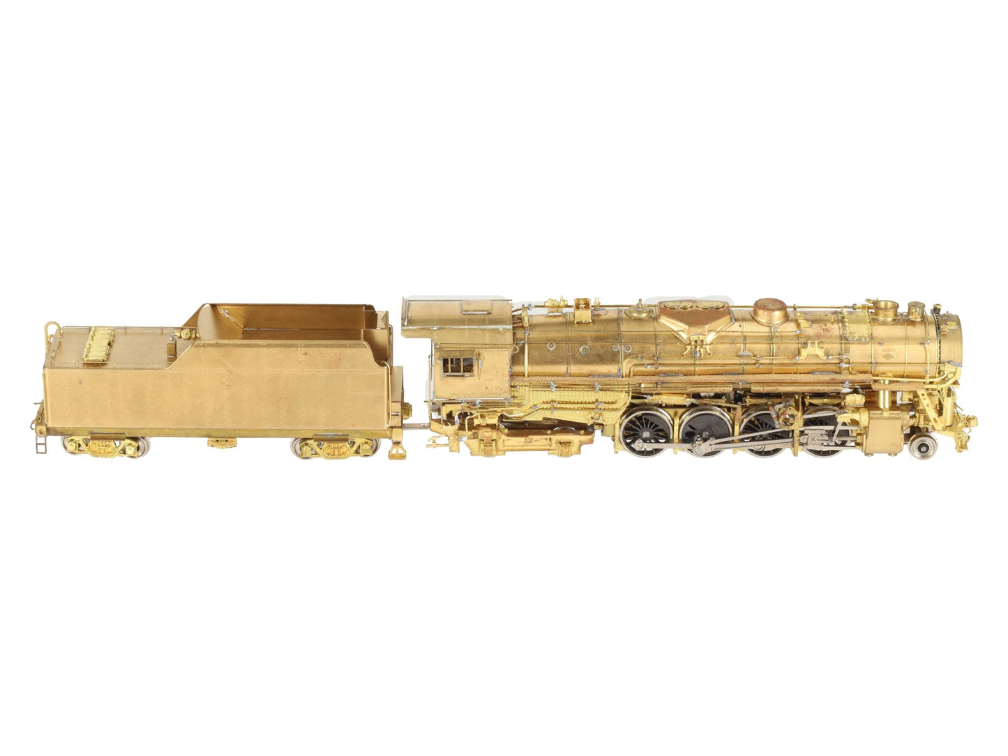 Westside Model Co. HO BRASS A.T.S.F 2-8-4 Berkshire Steam Loco & Tender EX/Box