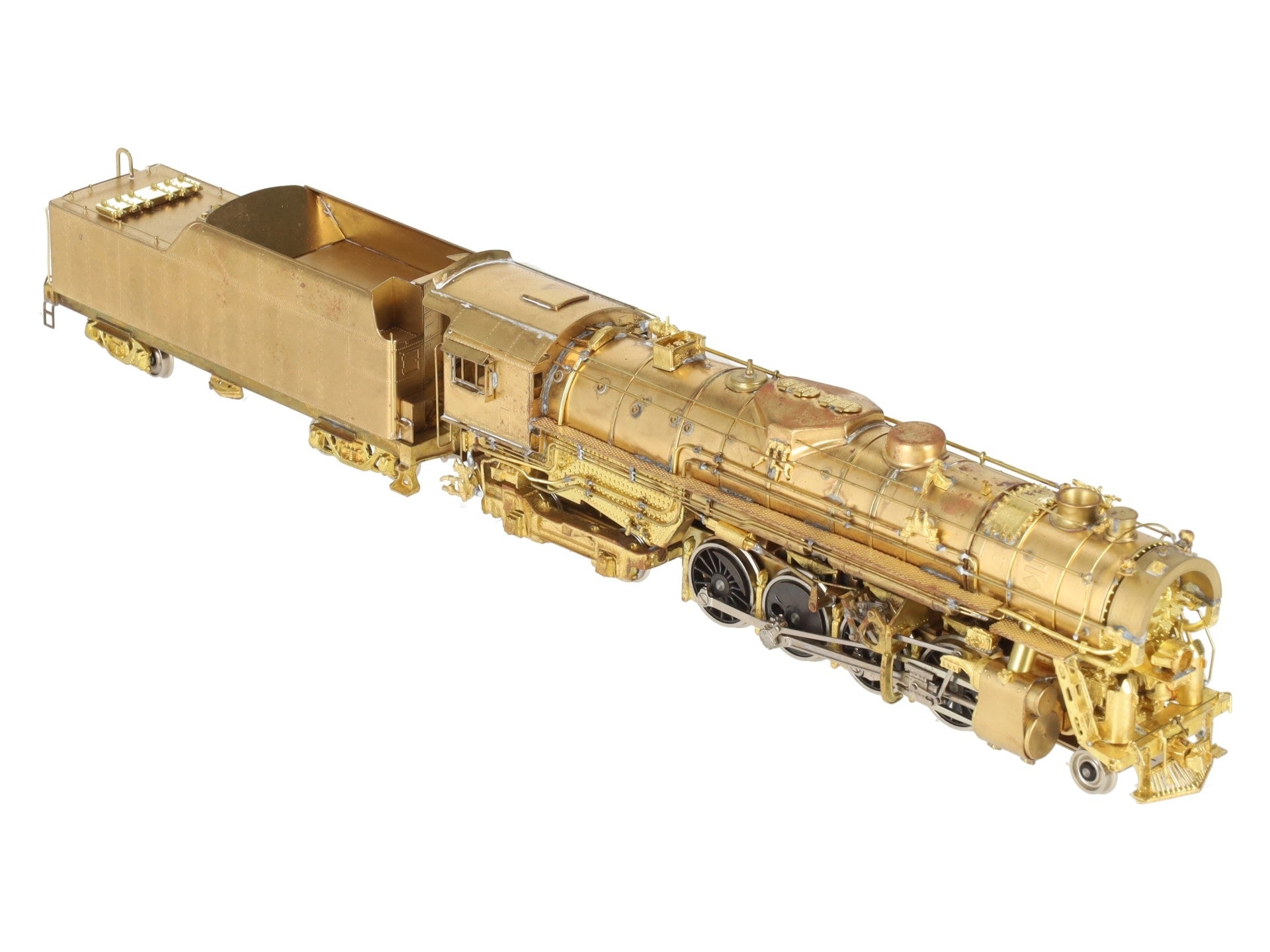 Westside Model Co. HO BRASS A.T.S.F 2-8-4 Berkshire Steam Loco & Tender EX/Box