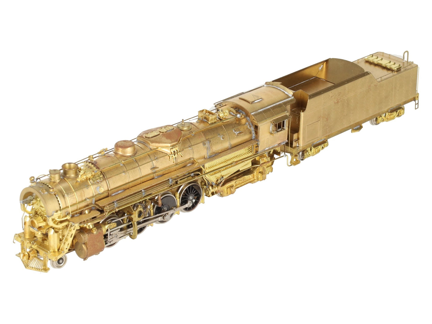 Westside Model Co. HO BRASS A.T.S.F 2-8-4 Berkshire Steam Loco & Tender EX/Box