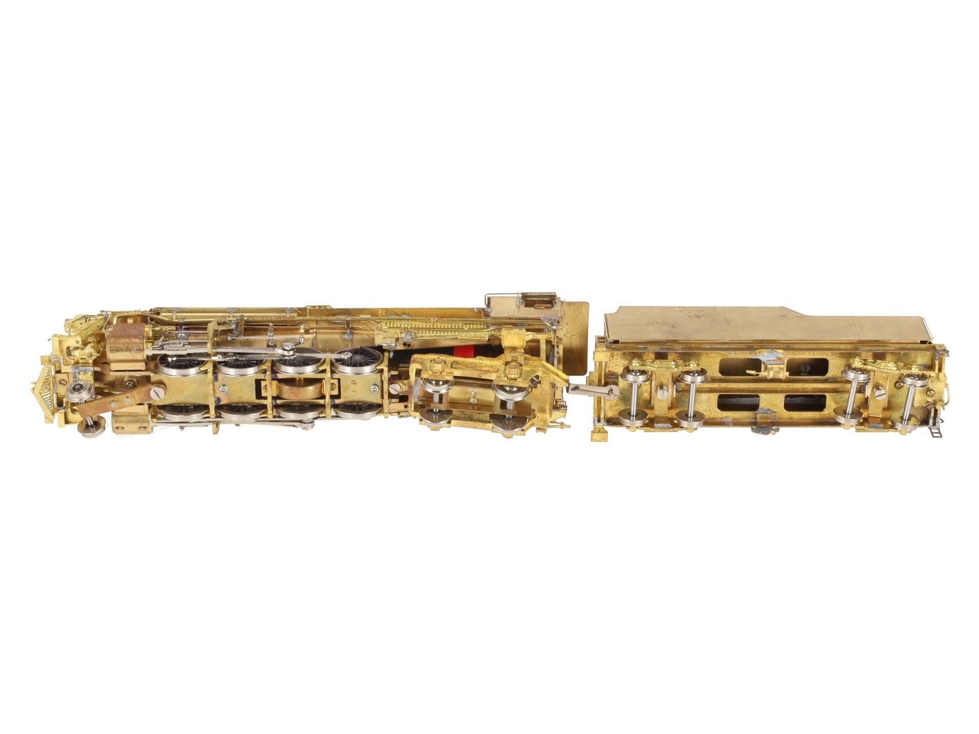 Westside Model Co. HO BRASS A.T.S.F 2-8-4 Berkshire Steam Loco & Tender EX/Box