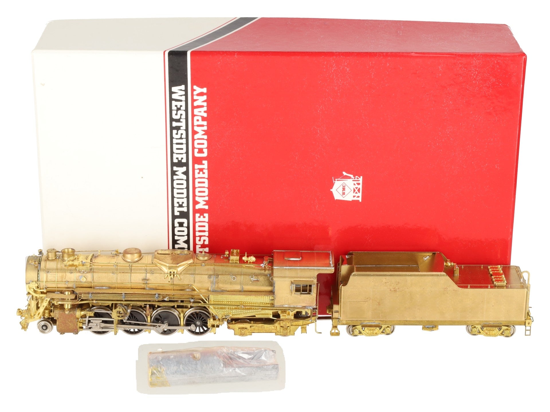 Westside Model Co. HO BRASS A.T.S.F 2-8-4 Berkshire Steam Loco & Tender EX/Box