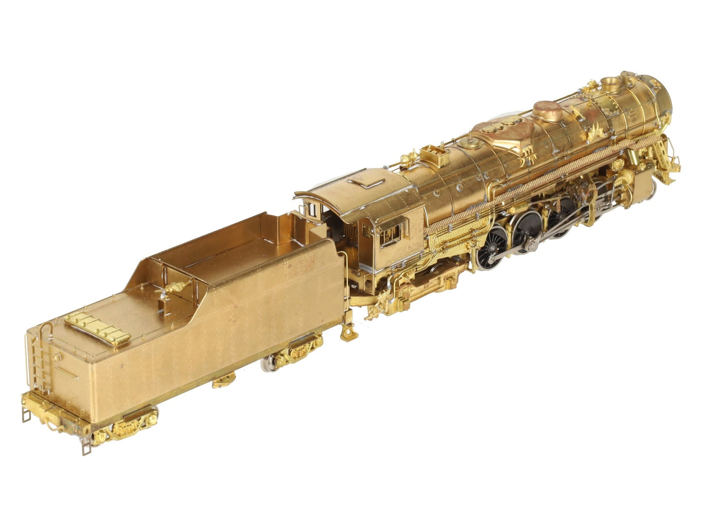 Westside Model Co. HO BRASS A.T.S.F 2-8-4 Berkshire Steam Loco & Tender EX/Box