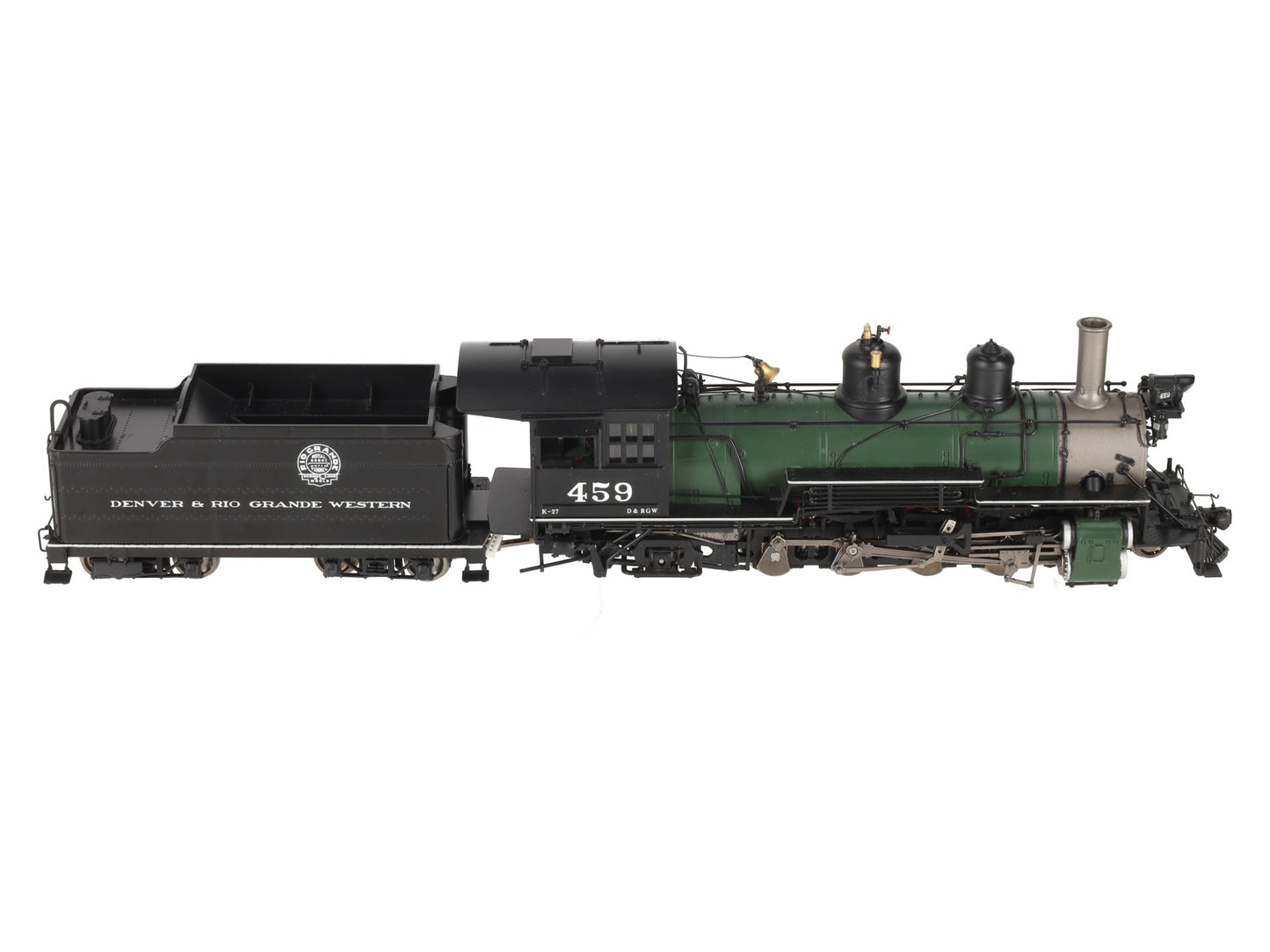 Mountain Model Imports DC1009-3 On3 BRASS D&RGW K-27 2-8-2 Steam Loco - F/P EX/Box