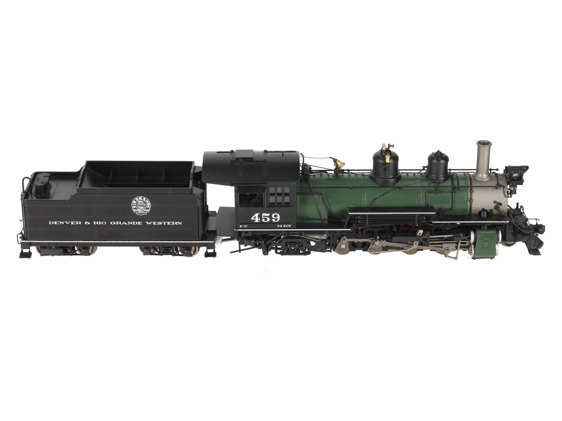 Mountain Model Imports DC1009-3 On3 BRASS D&RGW K-27 2-8-2 Steam Loco - F/P EX/Box