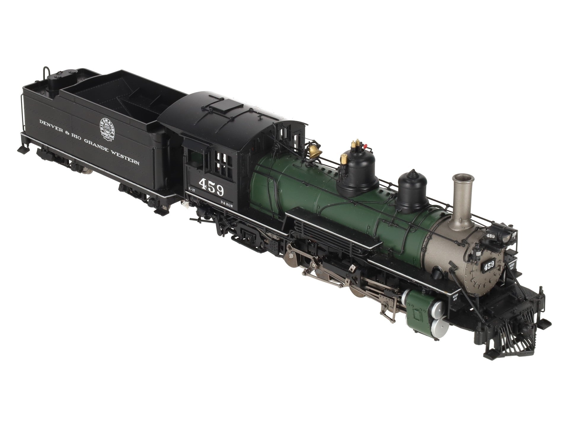 Mountain Model Imports DC1009-3 On3 BRASS D&RGW K-27 2-8-2 Steam Loco - F/P EX/Box