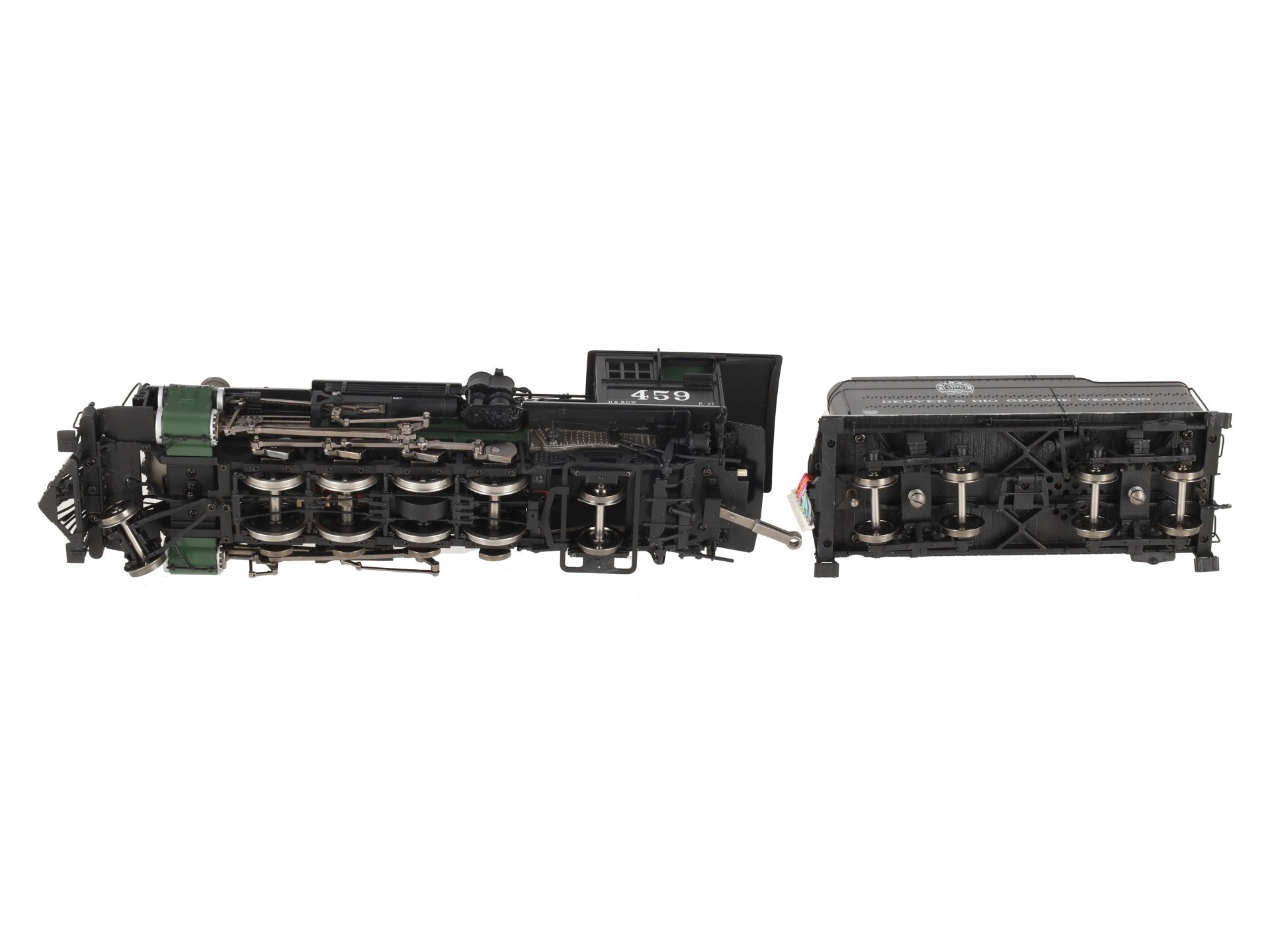 Mountain Model Imports DC1009-3 On3 BRASS D&RGW K-27 2-8-2 Steam Loco - F/P EX/Box