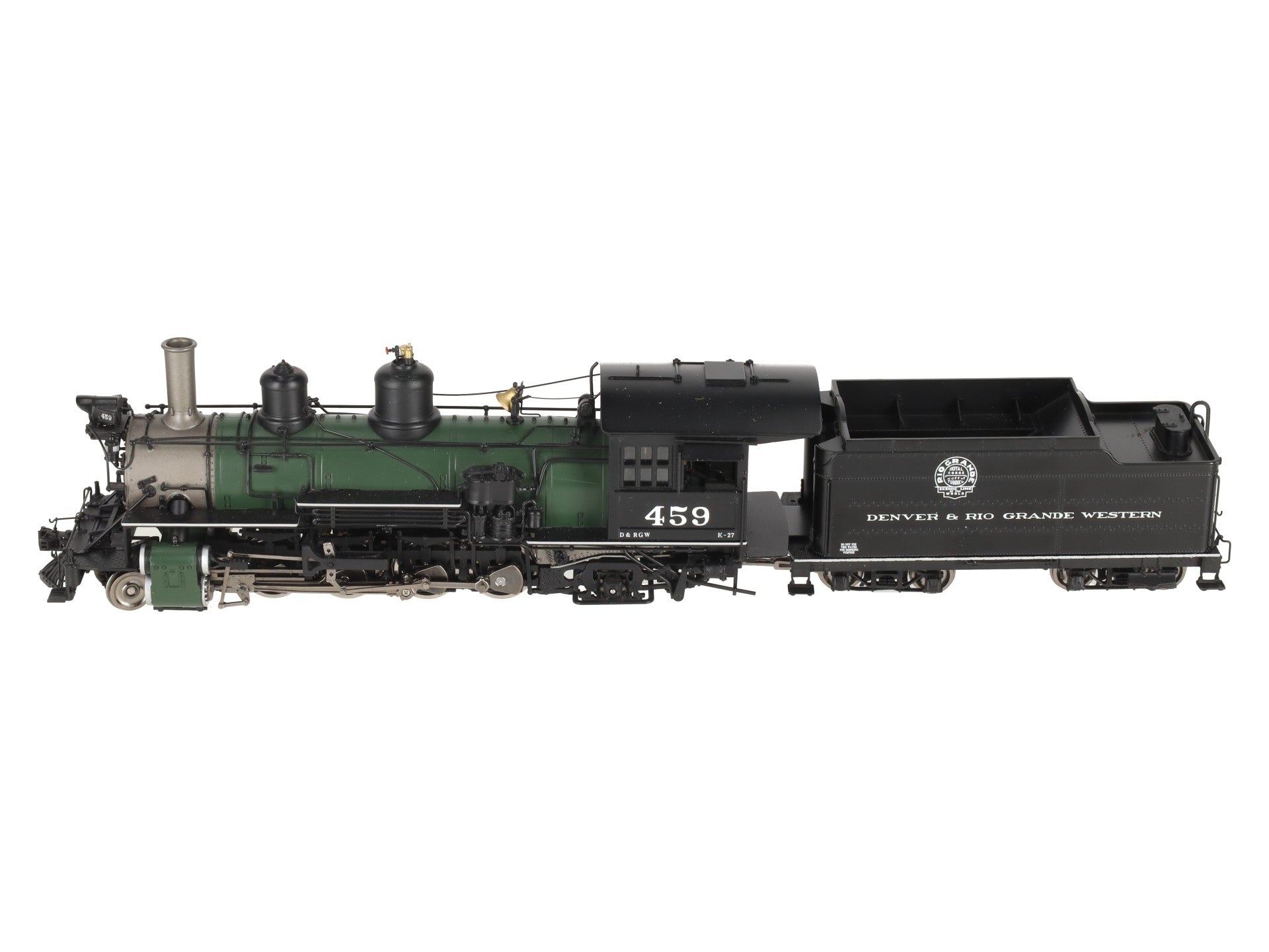 Mountain Model Imports DC1009-3 On3 BRASS D&RGW K-27 2-8-2 Steam Loco - F/P EX/Box