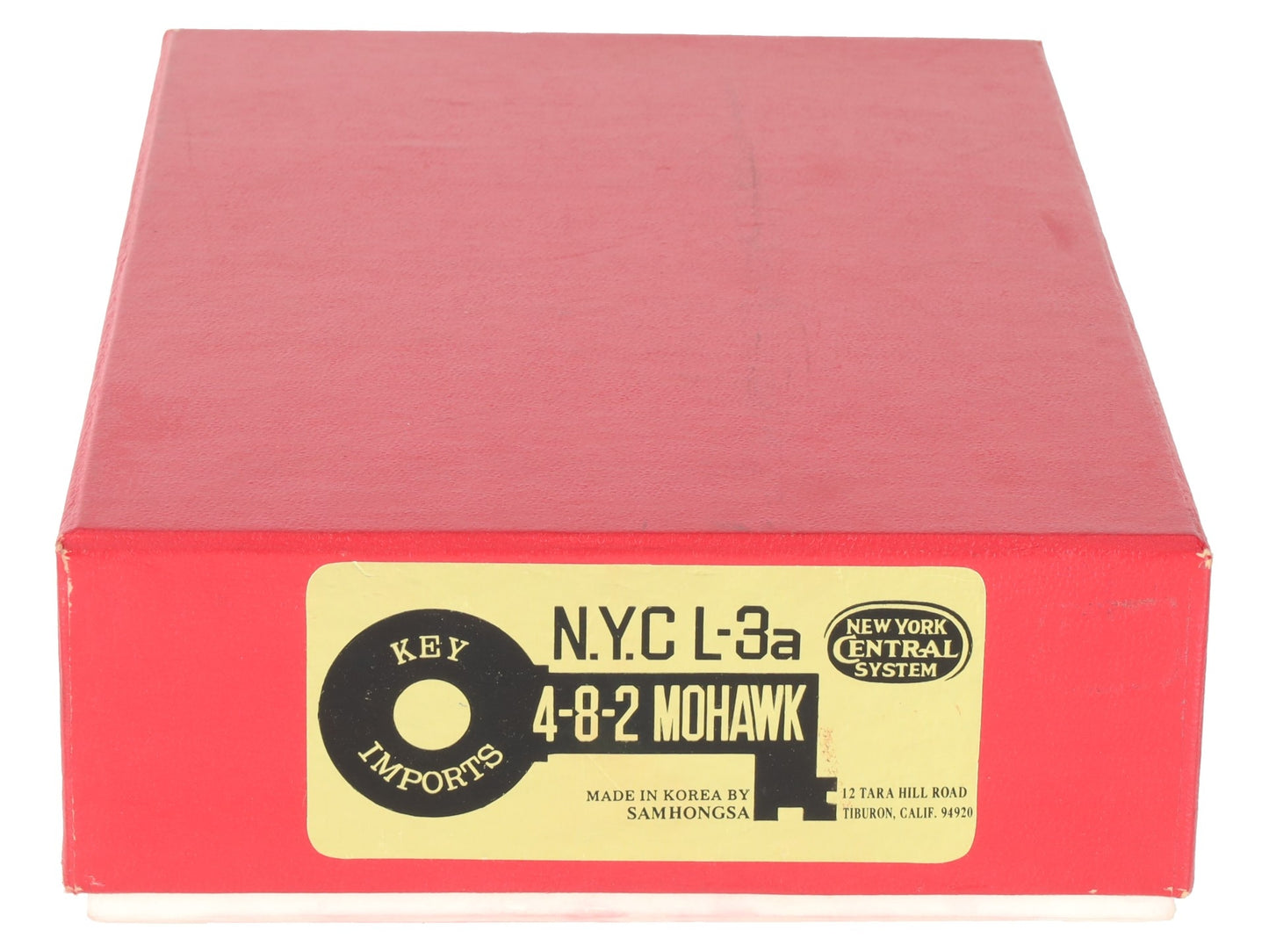 Key Imports HO BRASS NYC L-3a 4-8-2 Mohawk Steam Loco & Tender - Unpainted EX/Box