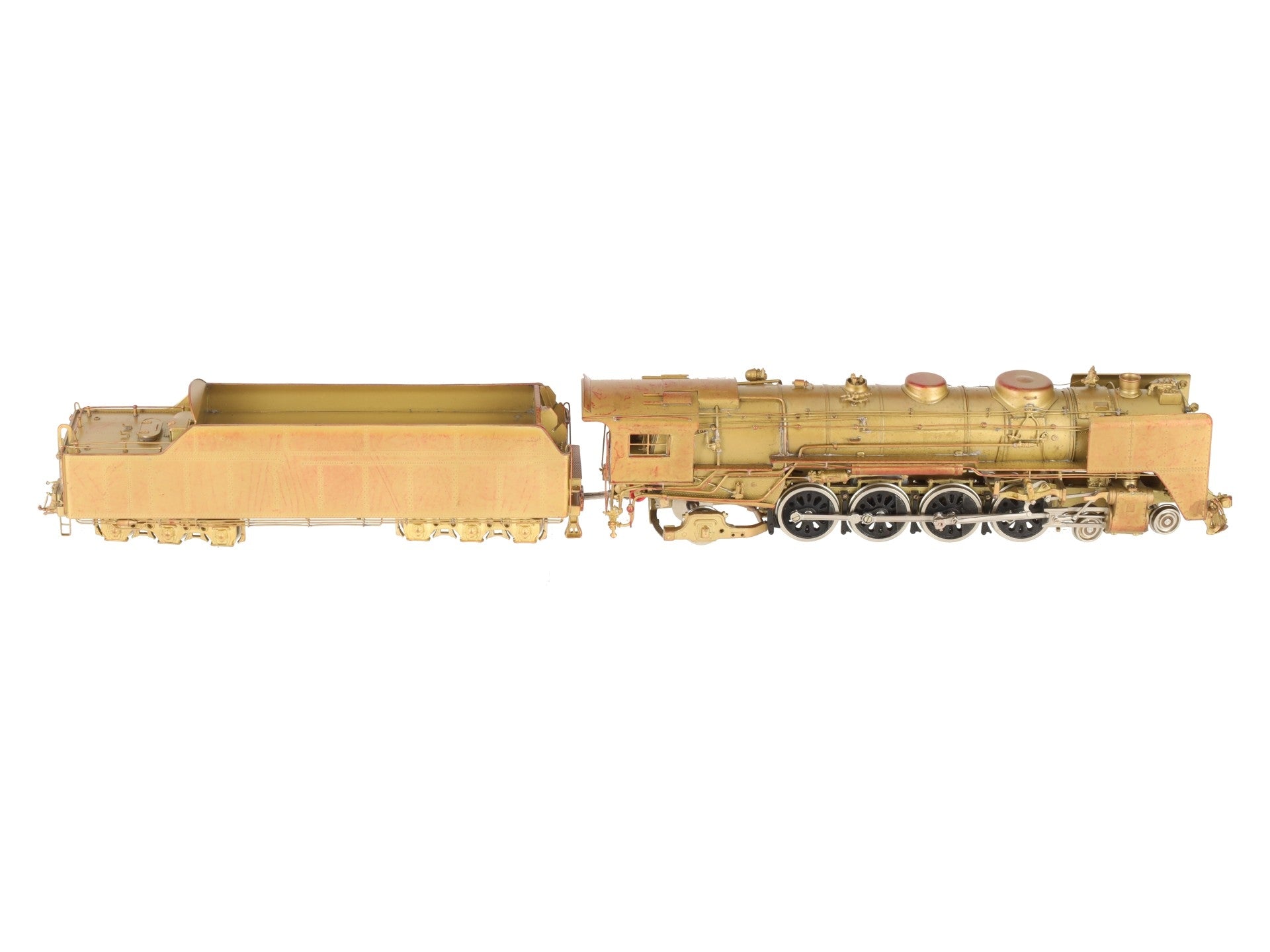 Key Imports HO BRASS NYC L-3a 4-8-2 Mohawk Steam Loco & Tender - Unpainted EX/Box