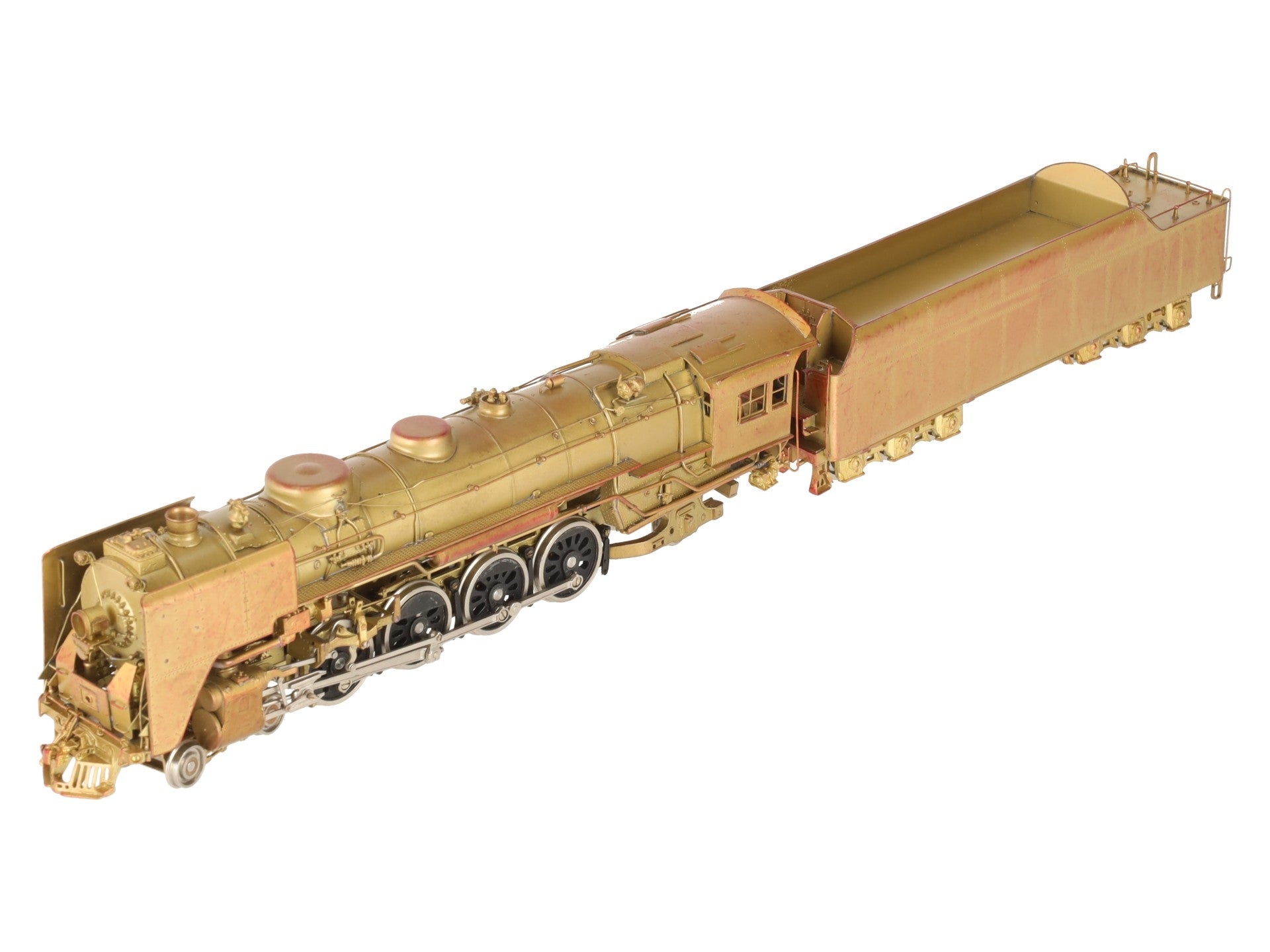 Key Imports HO BRASS NYC L-3a 4-8-2 Mohawk Steam Loco & Tender - Unpainted EX/Box