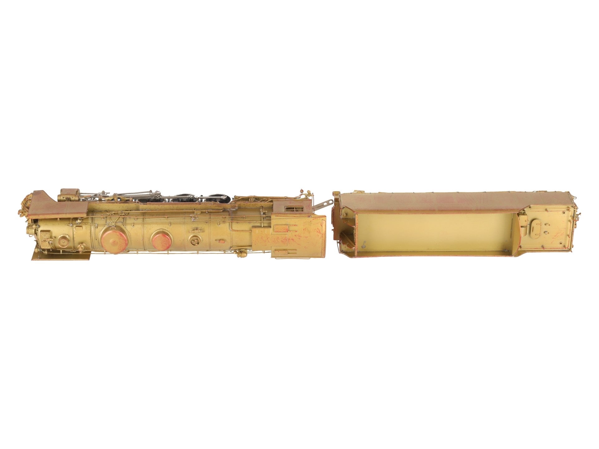 Key Imports HO BRASS NYC L-3a 4-8-2 Mohawk Steam Loco & Tender - Unpainted EX/Box