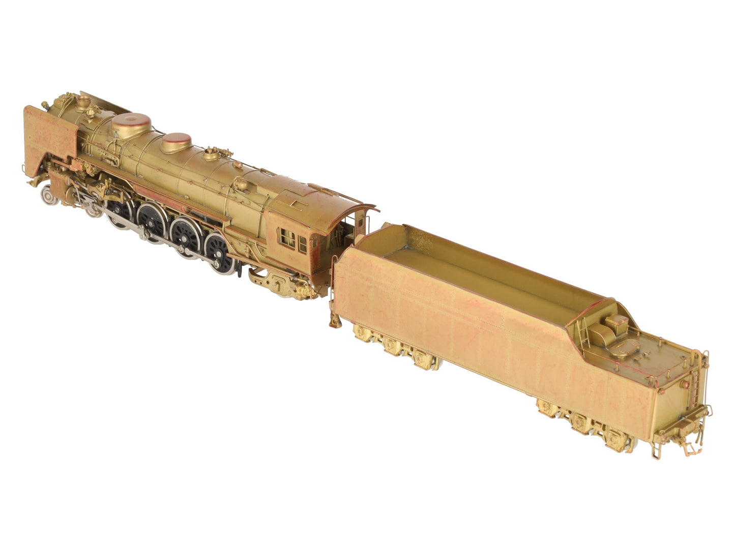 Key Imports HO BRASS NYC L-3a 4-8-2 Mohawk Steam Loco & Tender - Unpainted EX/Box