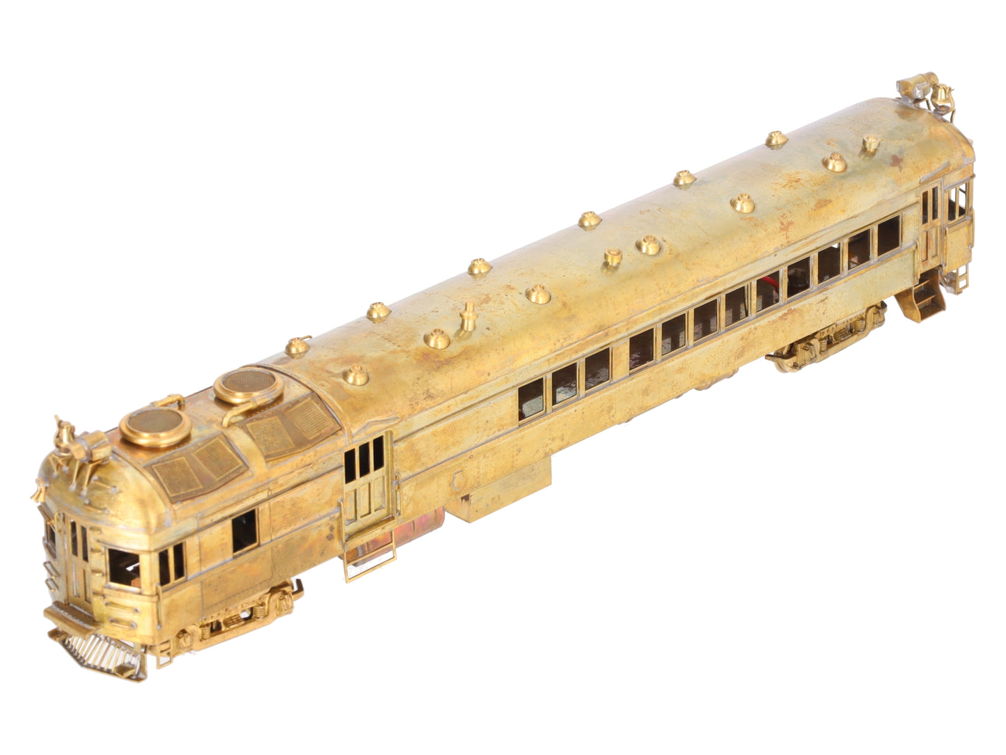 Suydam 350 Brass Powered Brill Gas-Electric 75 Ft. Combination Coach VG/Box