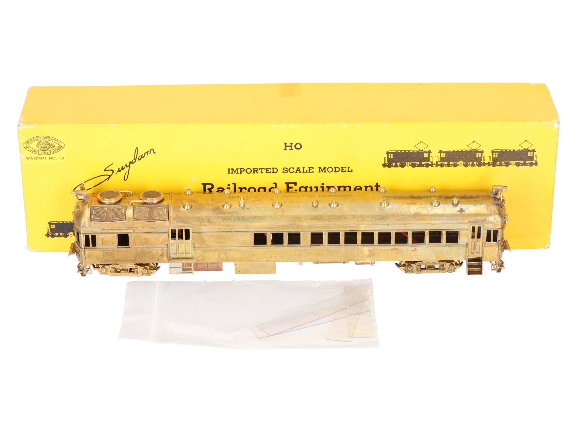 Suydam 350 Brass Powered Brill Gas-Electric 75 Ft. Combination Coach VG/Box