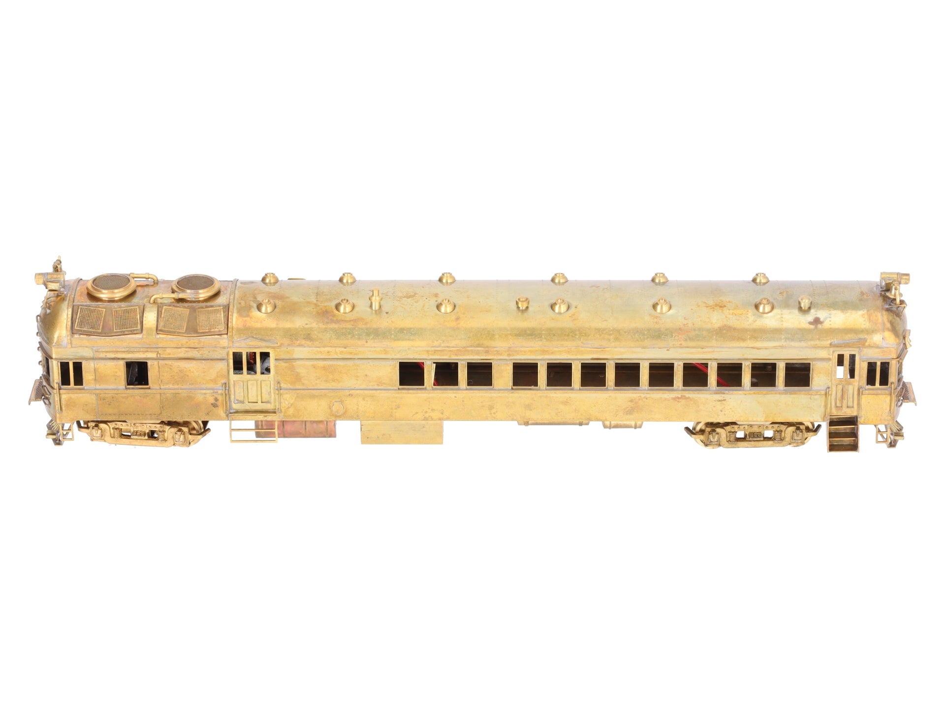 Suydam 350 Brass Powered Brill Gas-Electric 75 Ft. Combination Coach VG/Box