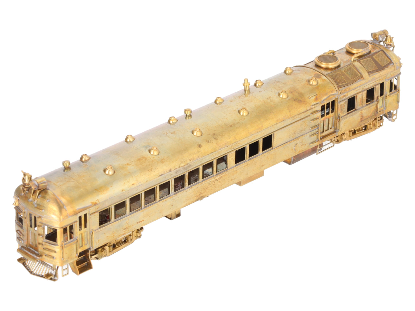 Suydam 350 Brass Powered Brill Gas-Electric 75 Ft. Combination Coach VG/Box