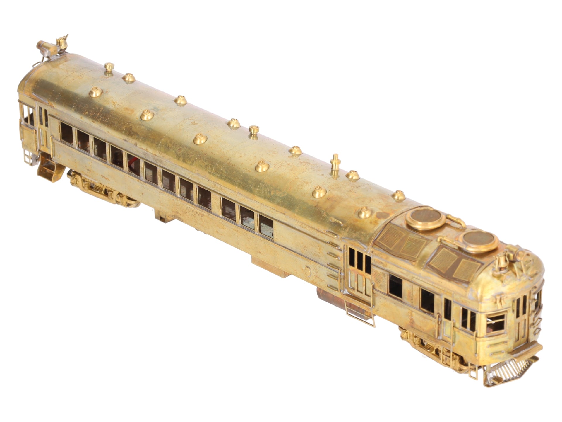 Suydam 350 Brass Powered Brill Gas-Electric 75 Ft. Combination Coach VG/Box