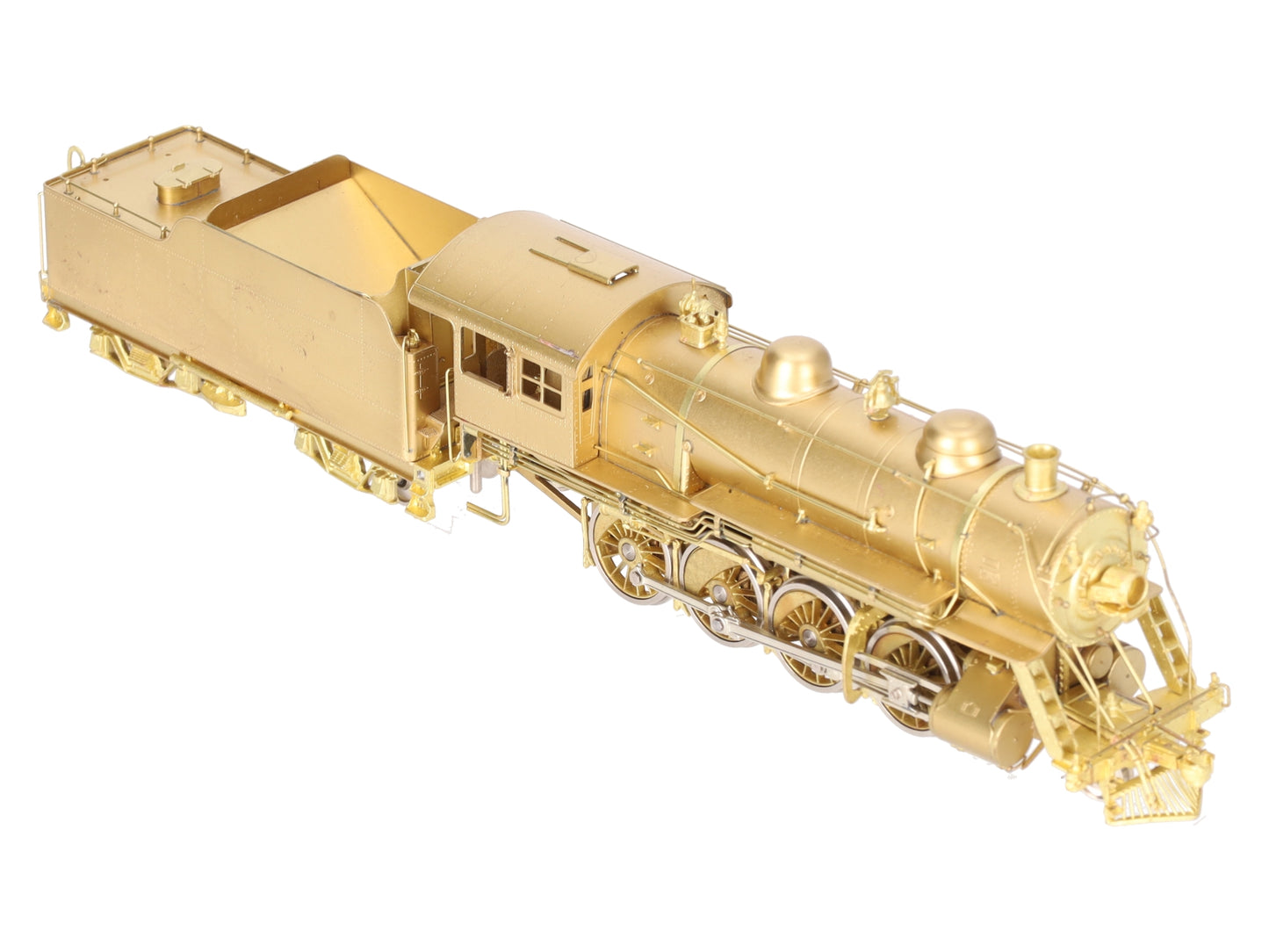 Key Imports HO Scale BRASS Rutland 2-8-0 Consolidation Steam Loco & Tender EX/Box