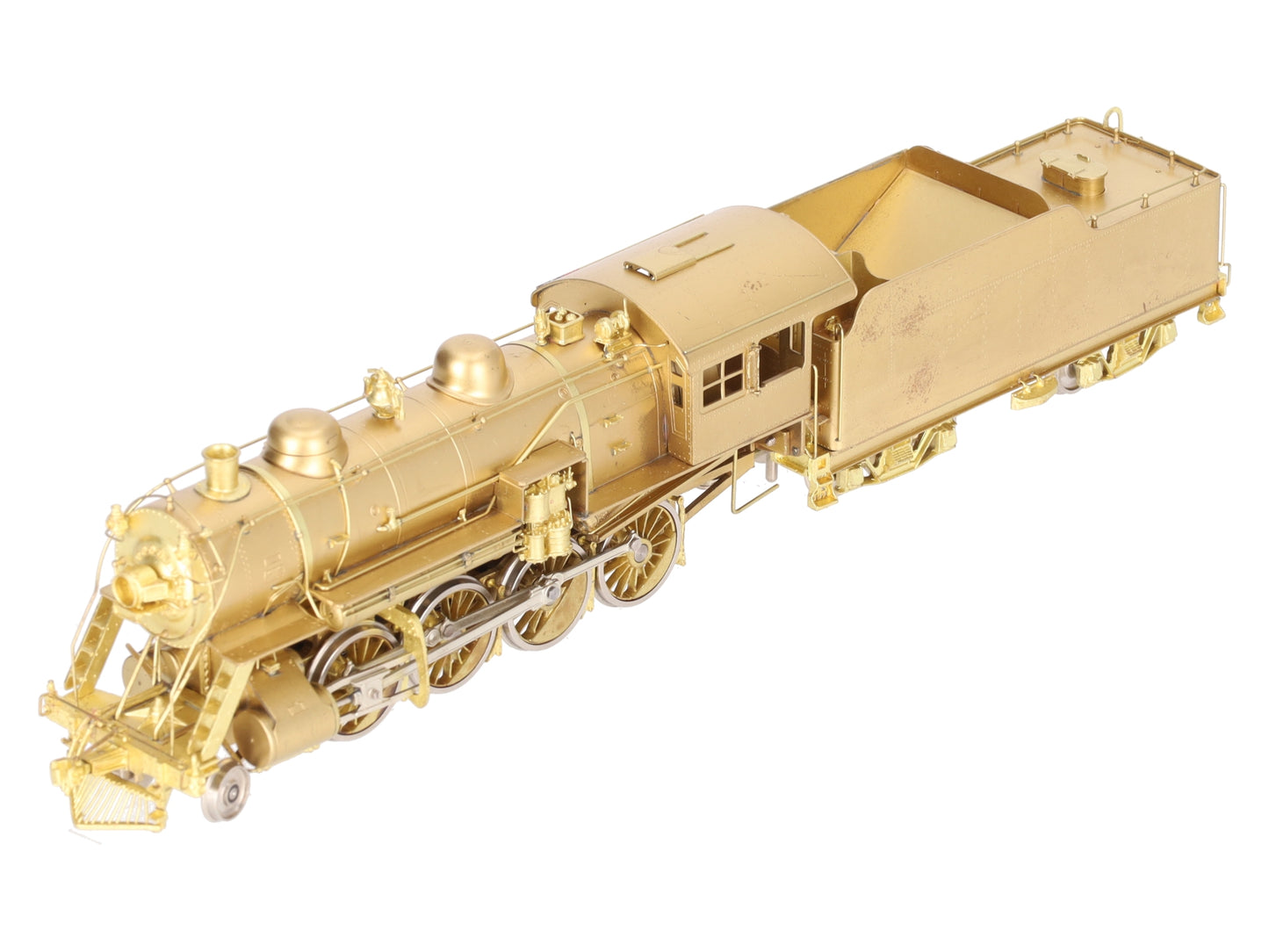 Key Imports HO Scale BRASS Rutland 2-8-0 Consolidation Steam Loco & Tender EX/Box