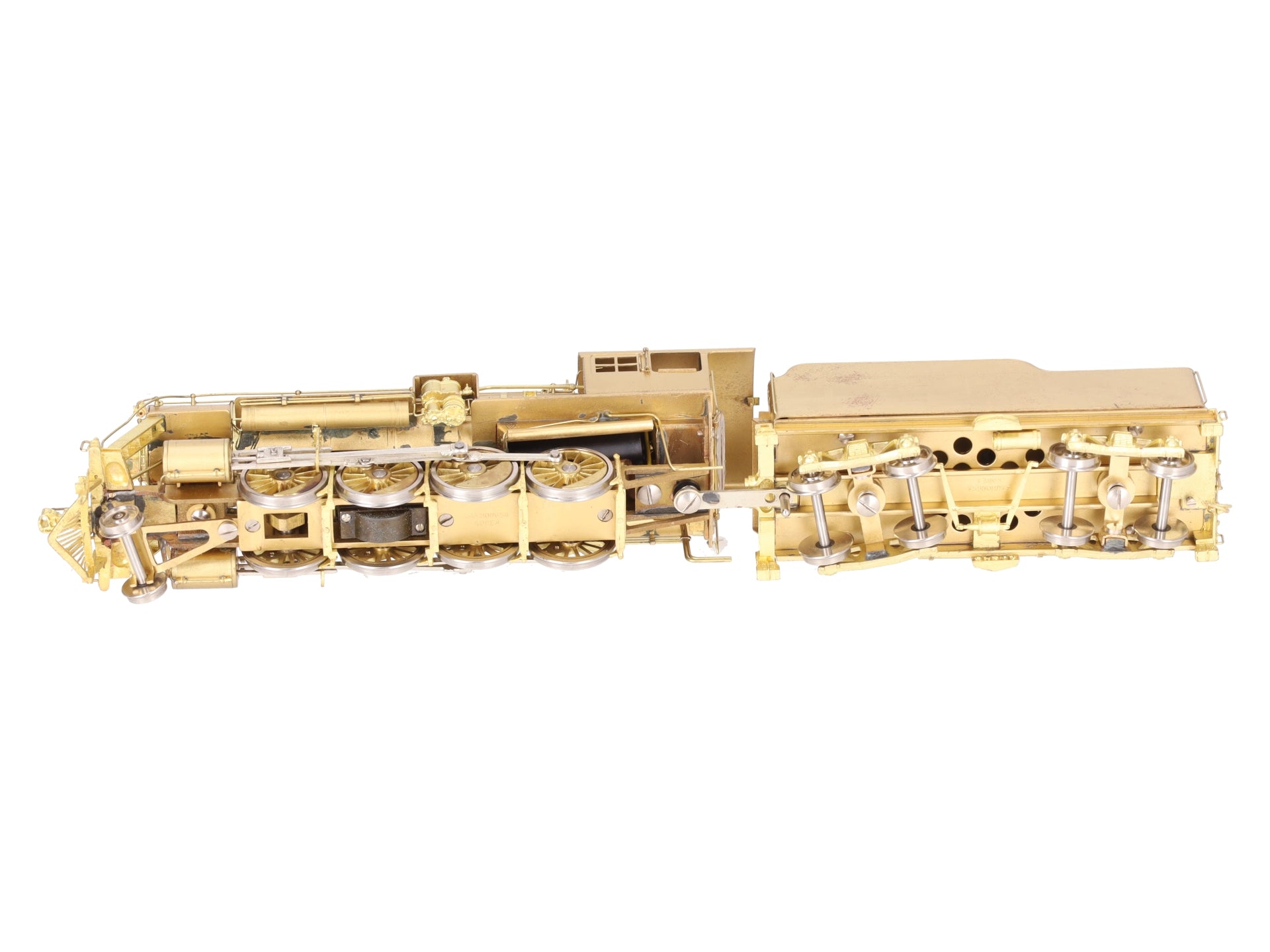 Key Imports HO Scale BRASS Rutland 2-8-0 Consolidation Steam Loco & Tender EX/Box
