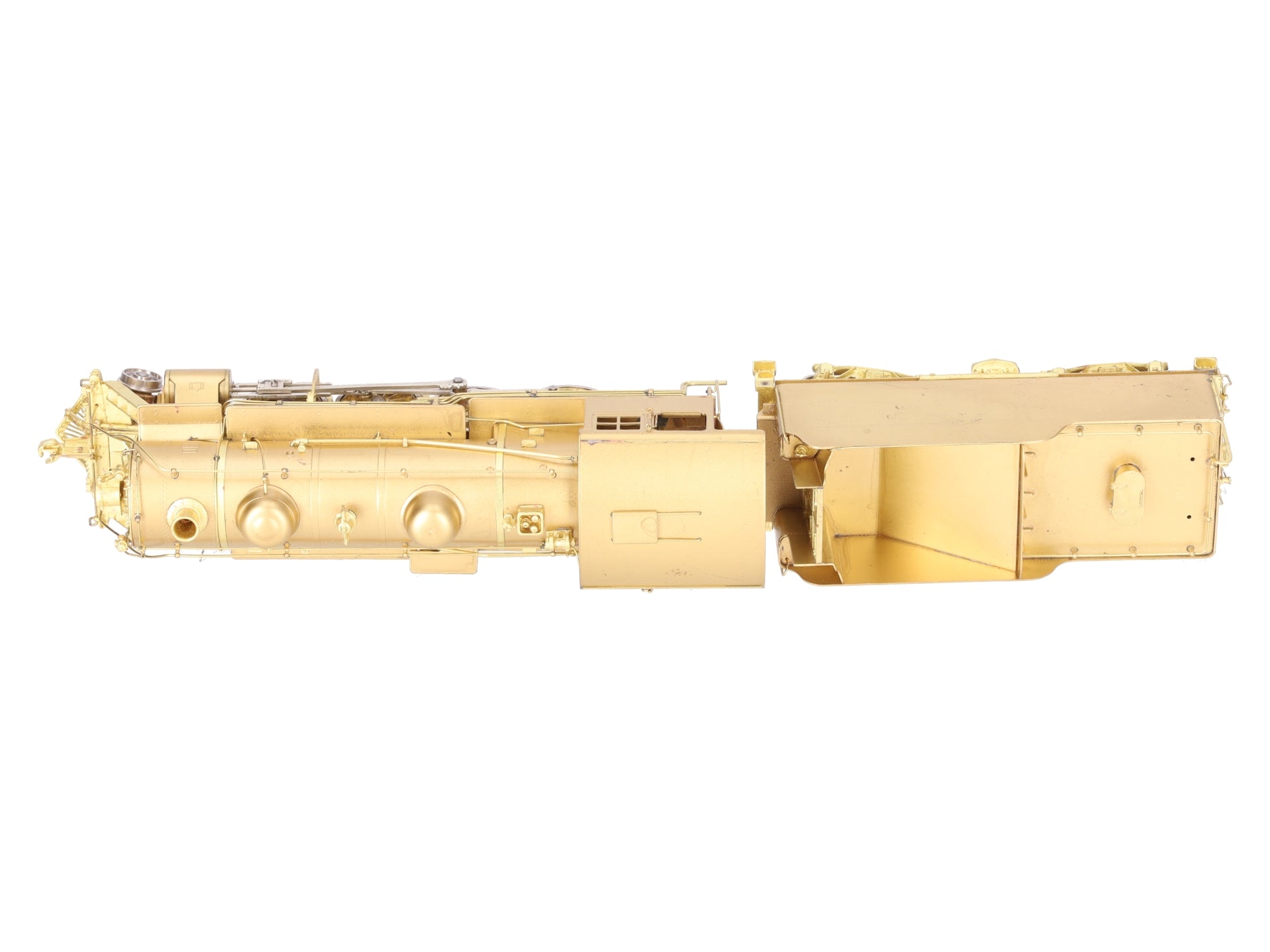 Key Imports HO Scale BRASS Rutland 2-8-0 Consolidation Steam Loco & Tender EX/Box