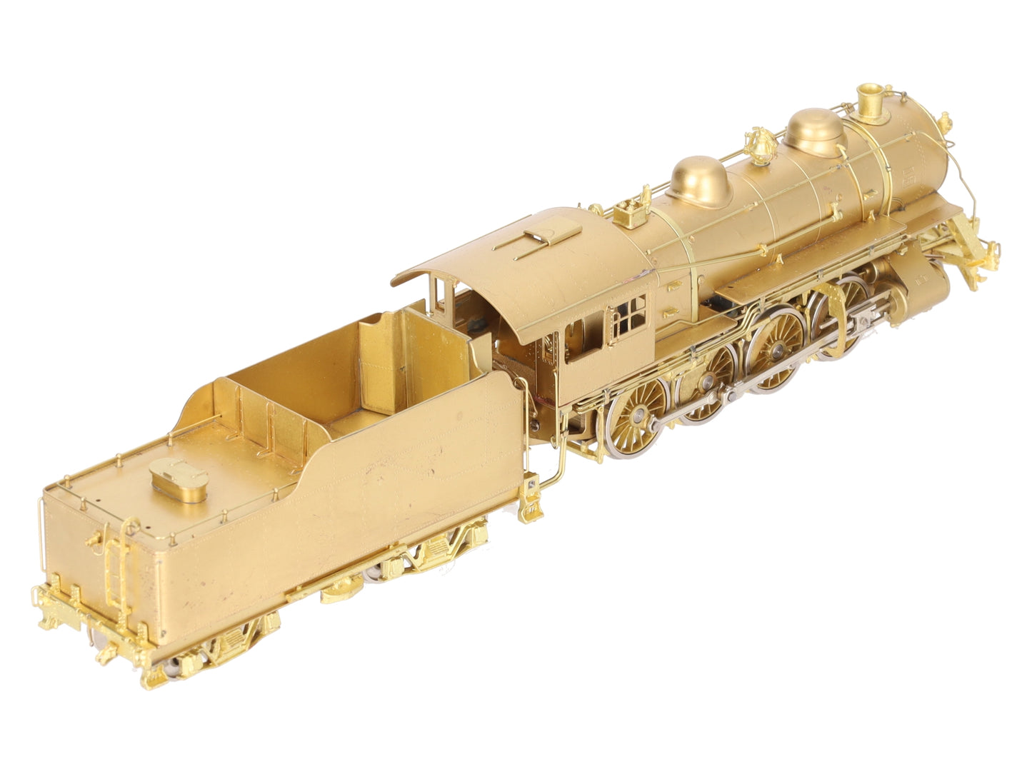 Key Imports HO Scale BRASS Rutland 2-8-0 Consolidation Steam Loco & Tender EX/Box