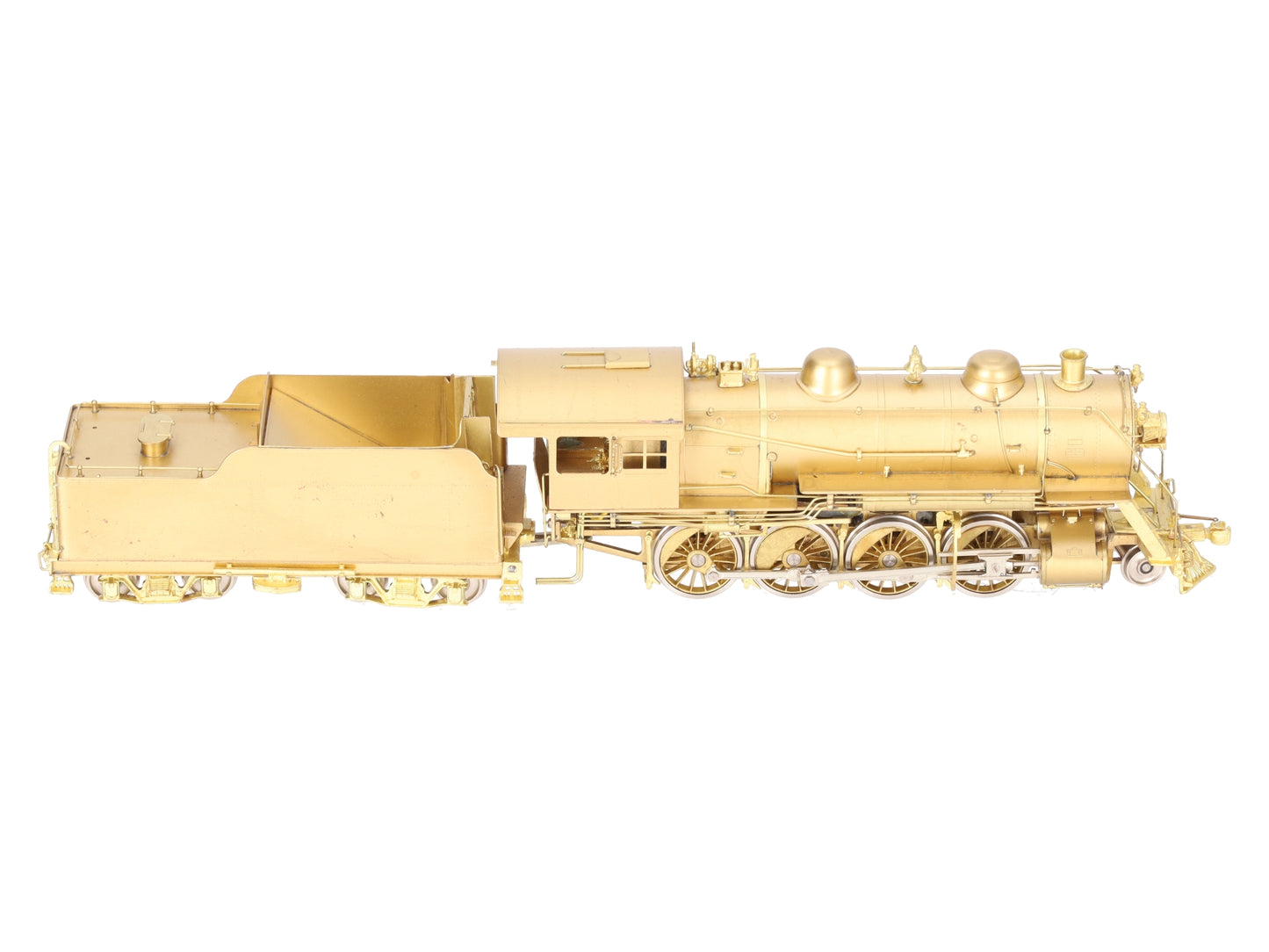 Key Imports HO Scale BRASS Rutland 2-8-0 Consolidation Steam Loco & Tender EX/Box