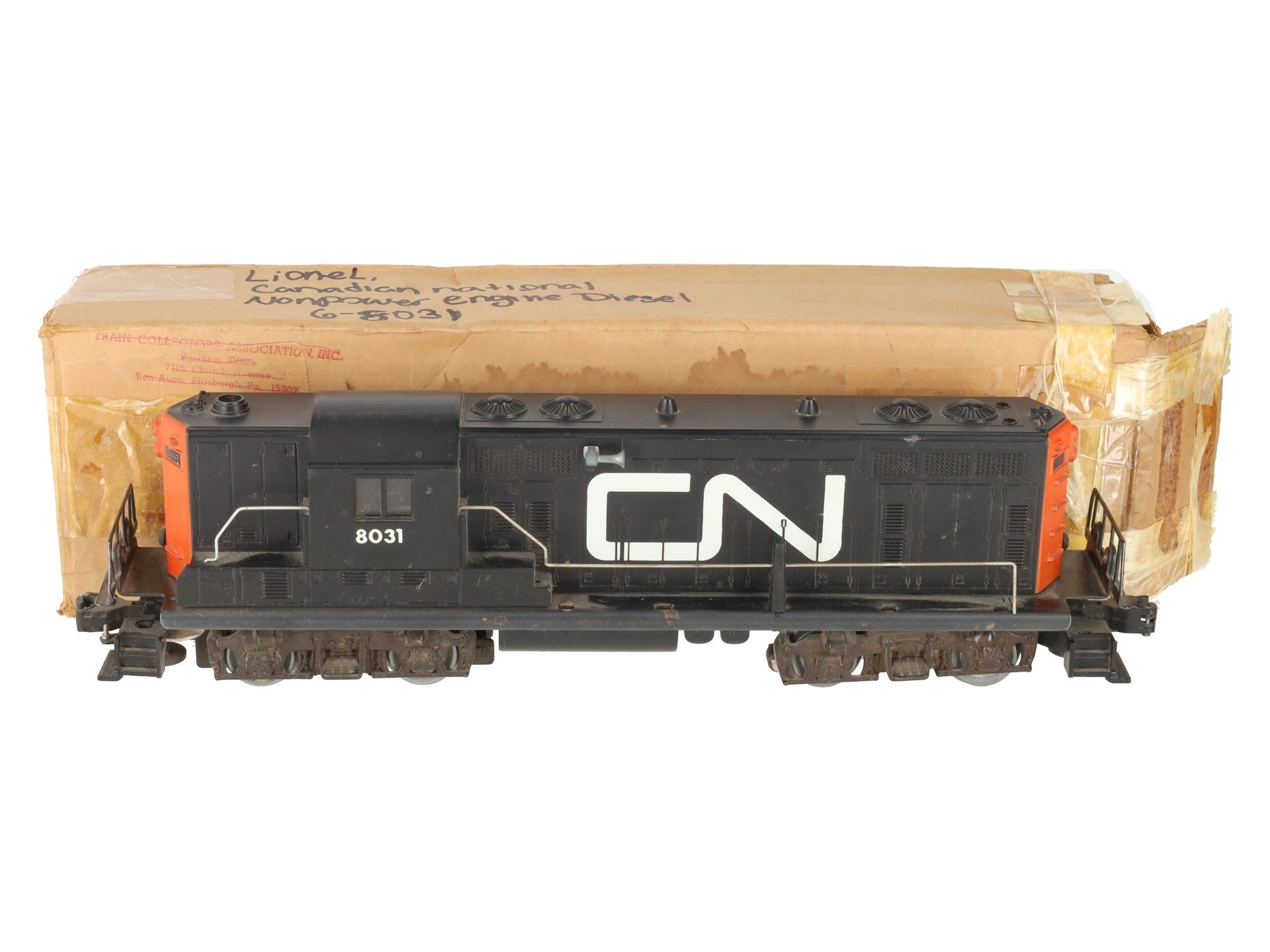 Lionel 6-8031 O Gauge Canadian National GP7 Diesel Locomotive VG/Box