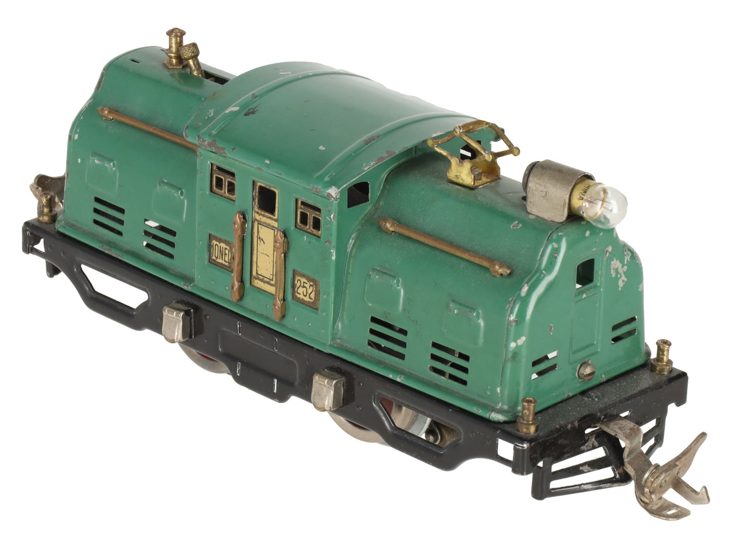 Lionel 252 Vintage O Prewar Green Tinplate Electric Locomotive VG