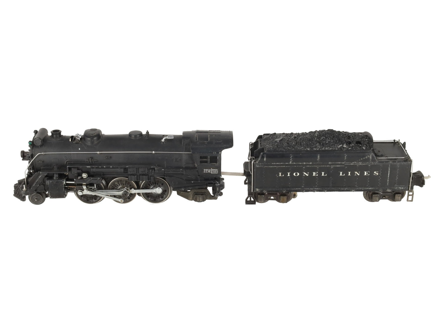 Lionel 225E Vintage O 2-6-2 Die-Cast Steam Locomotive w/ 2235W Tender VG